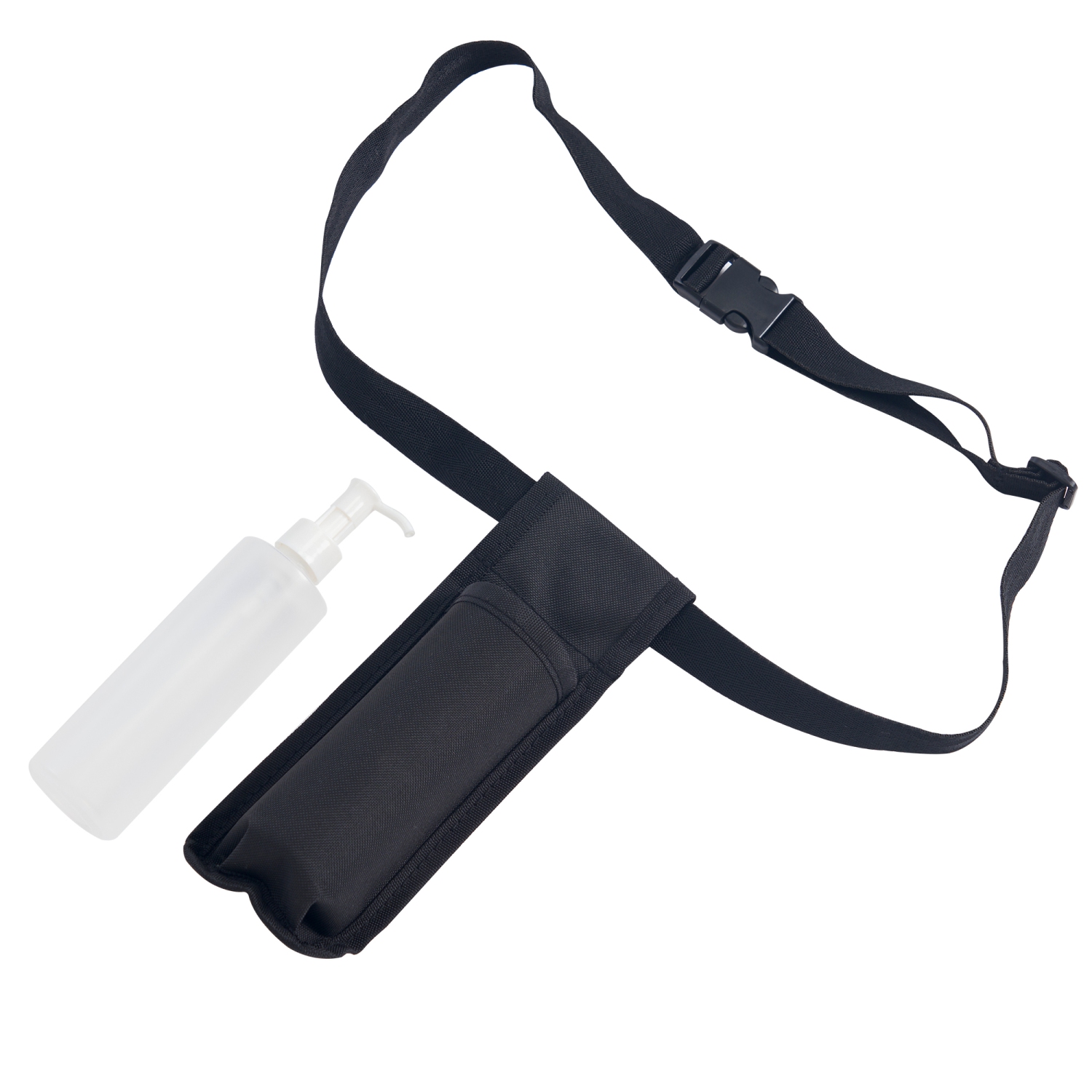 Master Massage Oil Holster Case Bag-Adjustable and Heat-Resistant Bottle Cream & Lotion Holster Bag Kit– Incl. 8 Oz Refillable Pump Dispenser