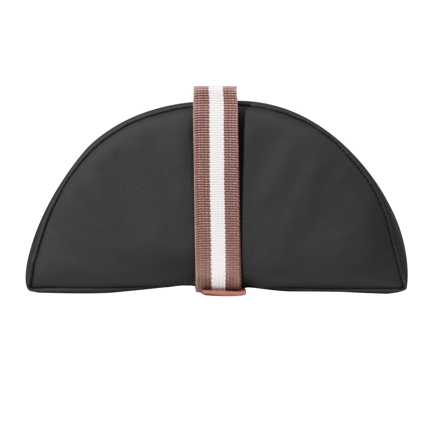 Grand coussin semi-rond de 6 po de Master massage - Noir