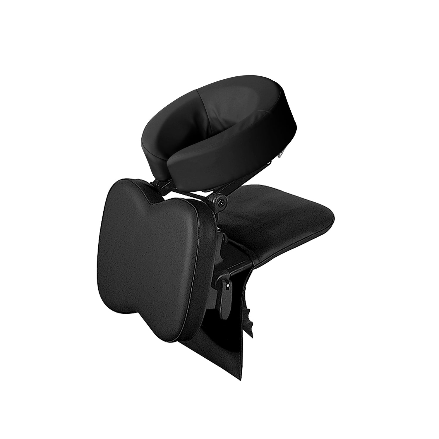 Master Massage Desktop Face Cradle Massage Kit – Table & Desk Top Face Pillow Support –Foldable Adjustable Head Rest Cushion Cradle - Massage Kit, Siesta Artifact, Black