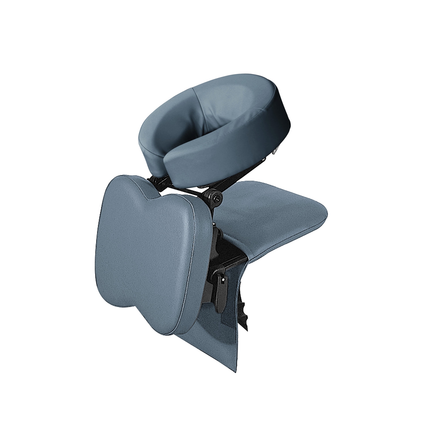 Ensemble de massage Pack-N-Go de Master massage - Ensemble de massage de table portatif face vers le bas idéal pour un transport facile, bleu royal