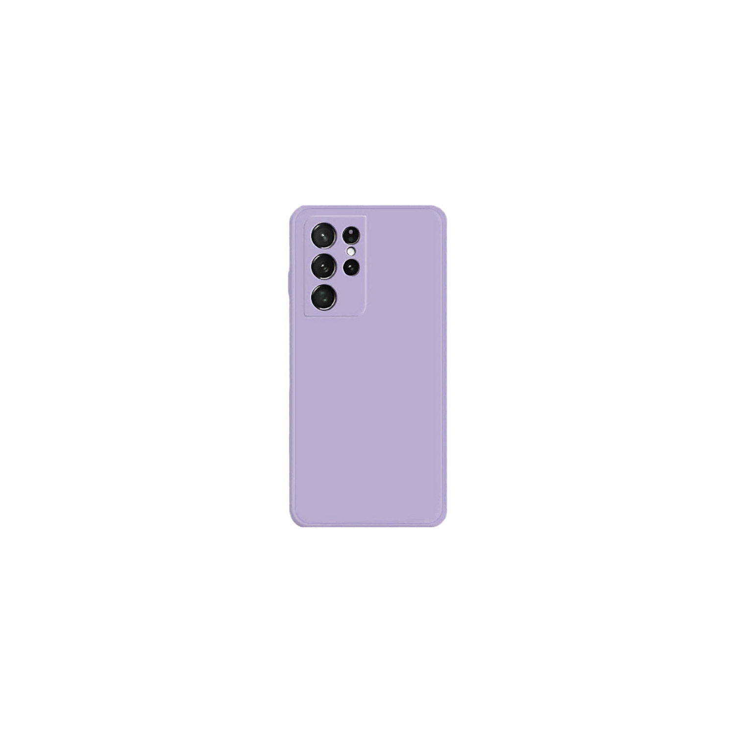 PANDACO Soft Shell Matte Pastel Purple Case for Samsung Galaxy S22 Ultra