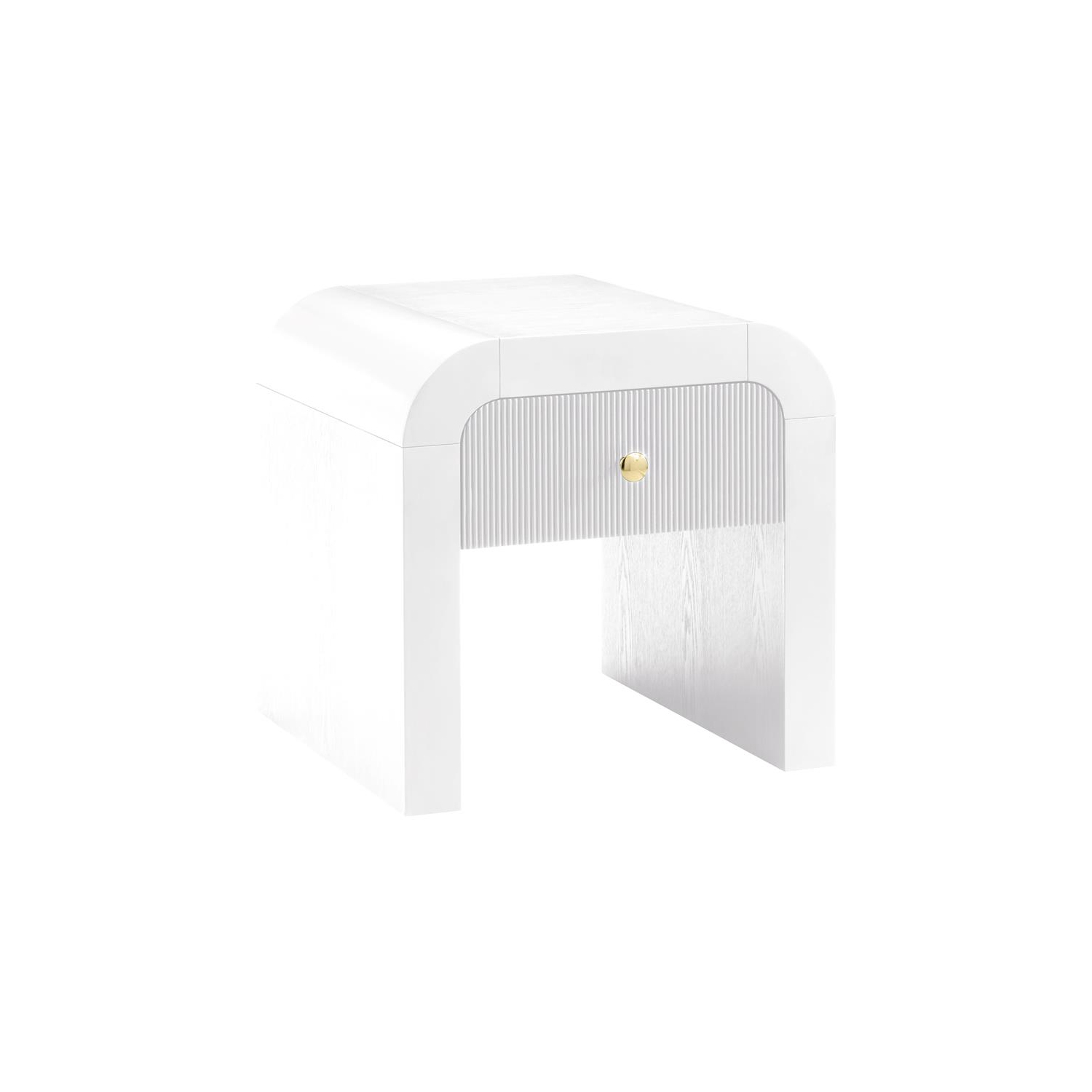 Meridian Furniture Artisto White End Table
