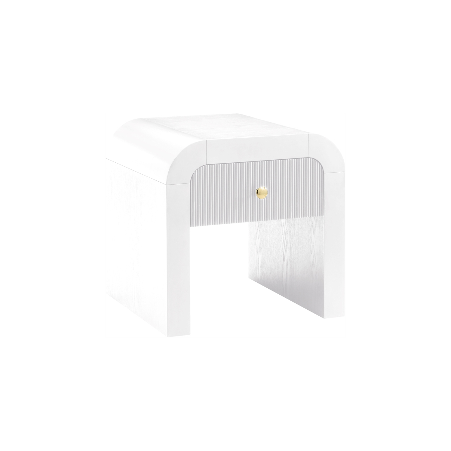 Meridian Furniture Artisto White End Table