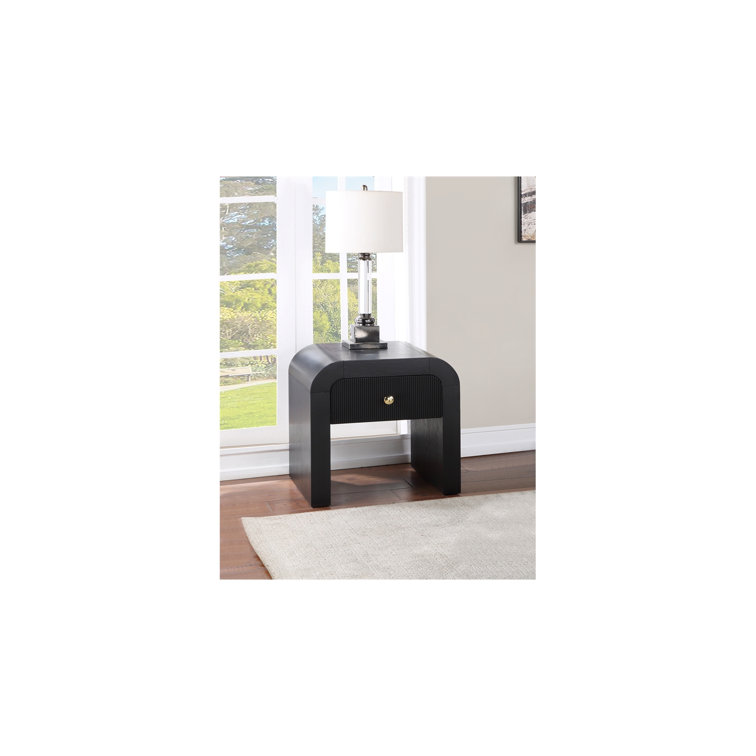 Meridian Furniture Artisto Black End Table