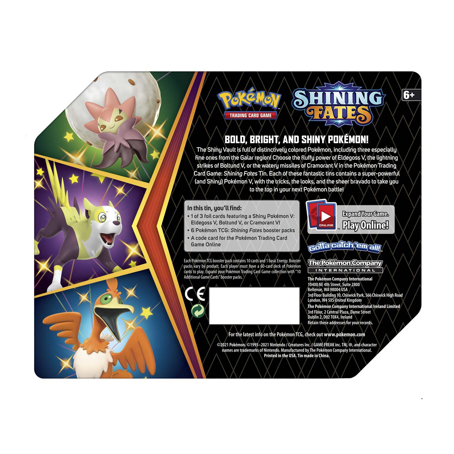 Pokémon TCG: Shining Fates Tin