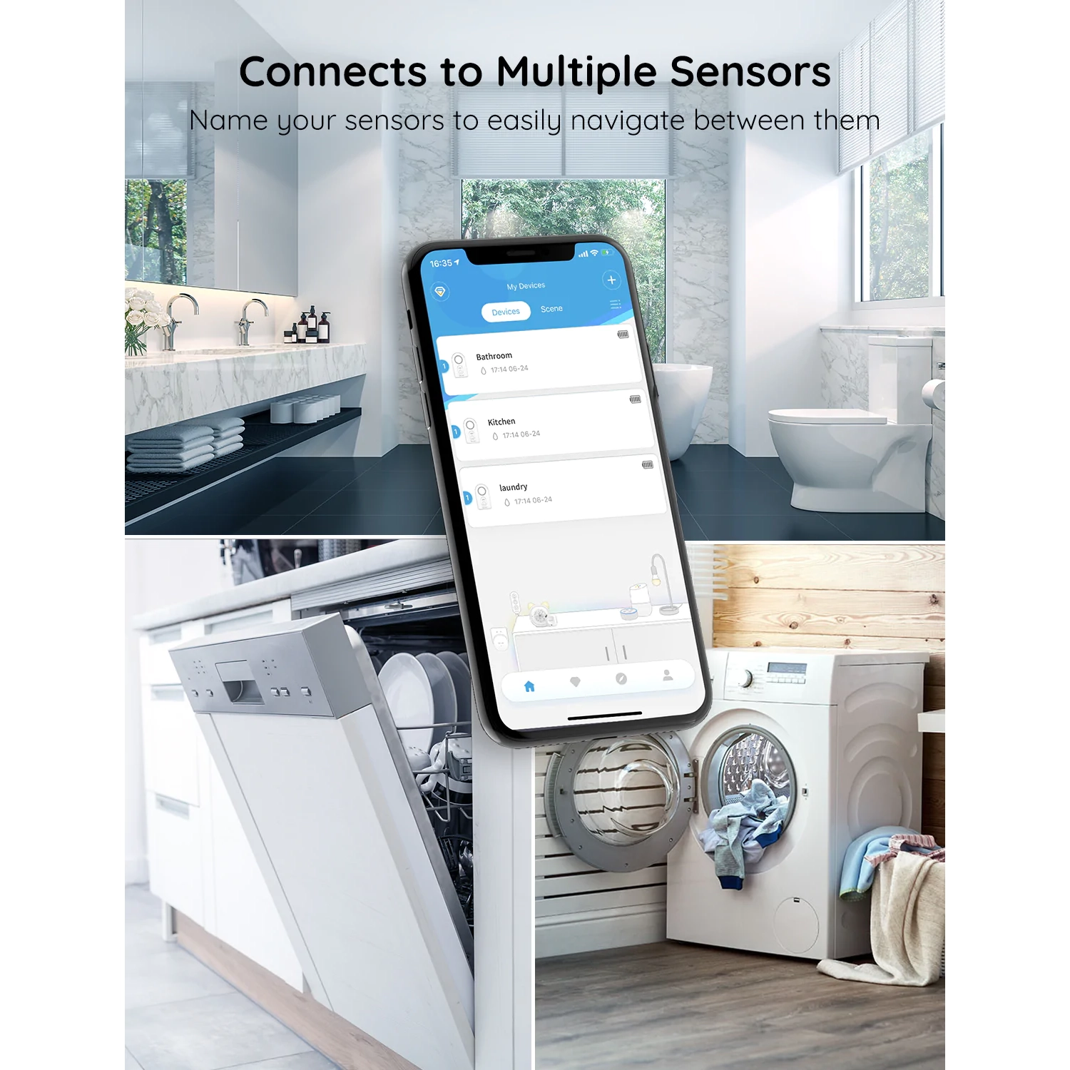 Govee Wi-Fi Water Sensors Alarm