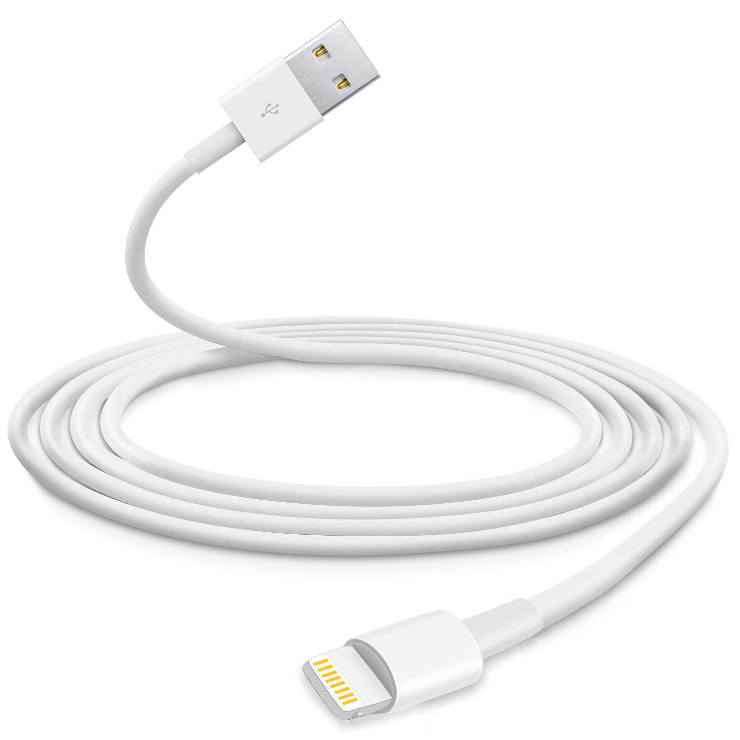 3.3 / 6.6ft yellowknife Apple MFi Certified - Lightning Cable for iPhone 5 6 7 8