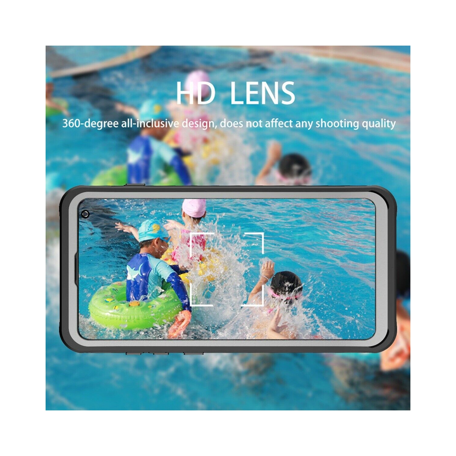 For Samsung Galaxy S8 S9 S10 Underwater Shockproof Dirtproof Full Sealed Case-CA