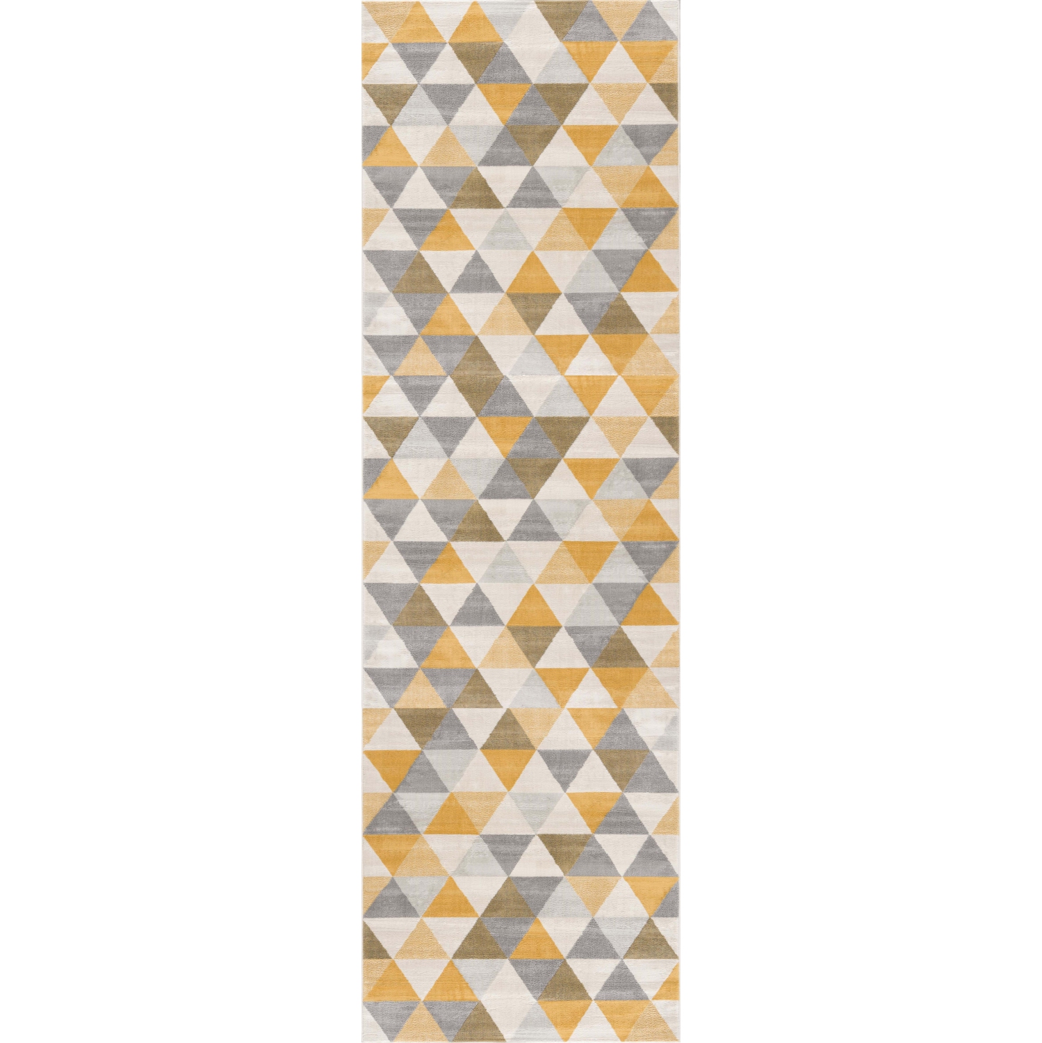 Rug Branch Solvi Contemporary Geometric Yellow/Beige Indoor Area Rug