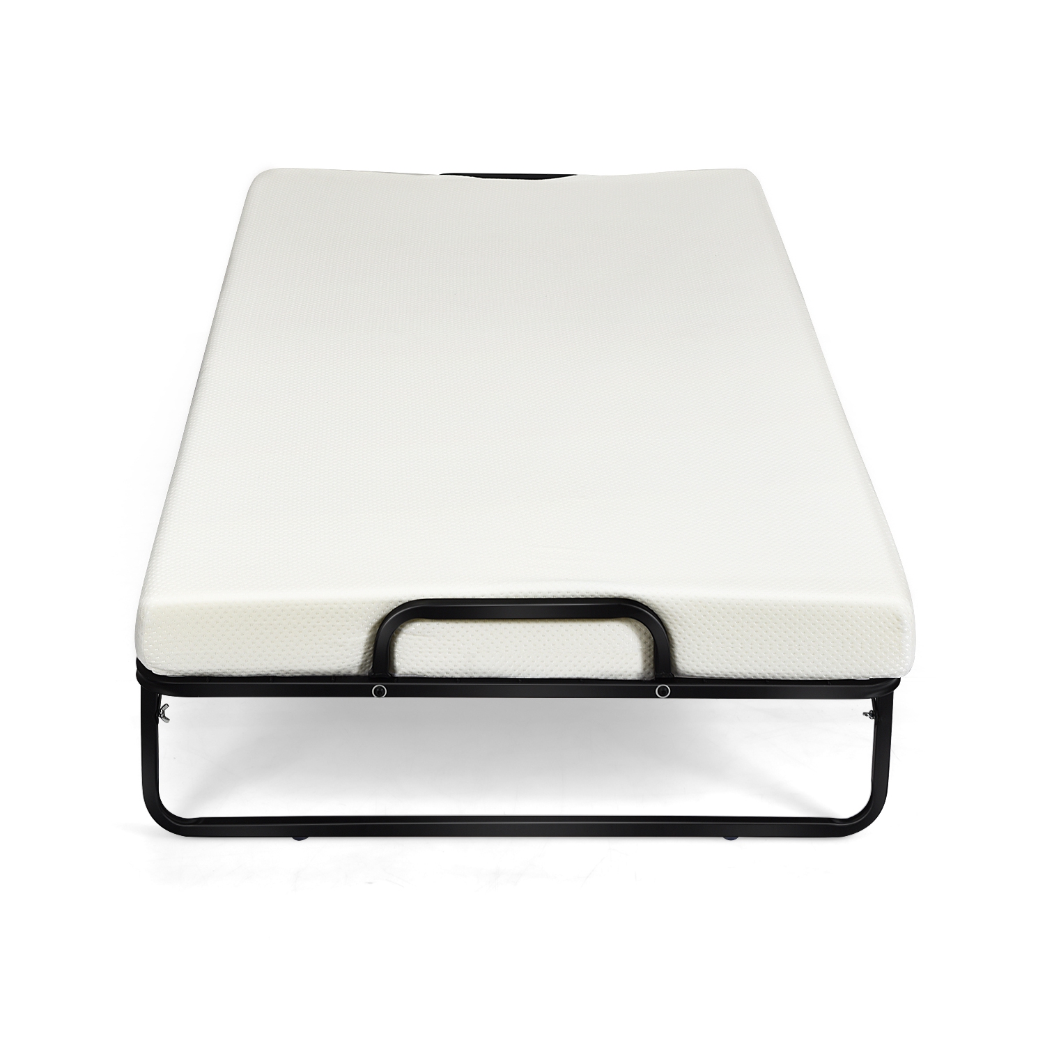 Topbuy Folding Bed with Memory Foam Mattress Rollaway Guest Bed Daybed