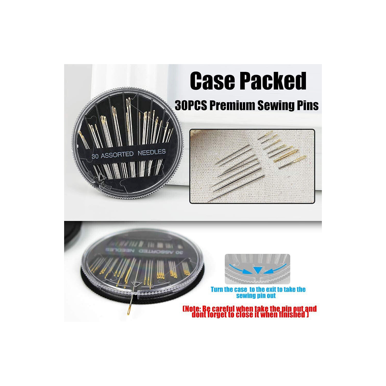 Sewing KIT Thread Spools Sewing Tool Kit with PU Case for Home,Travel,Emergency