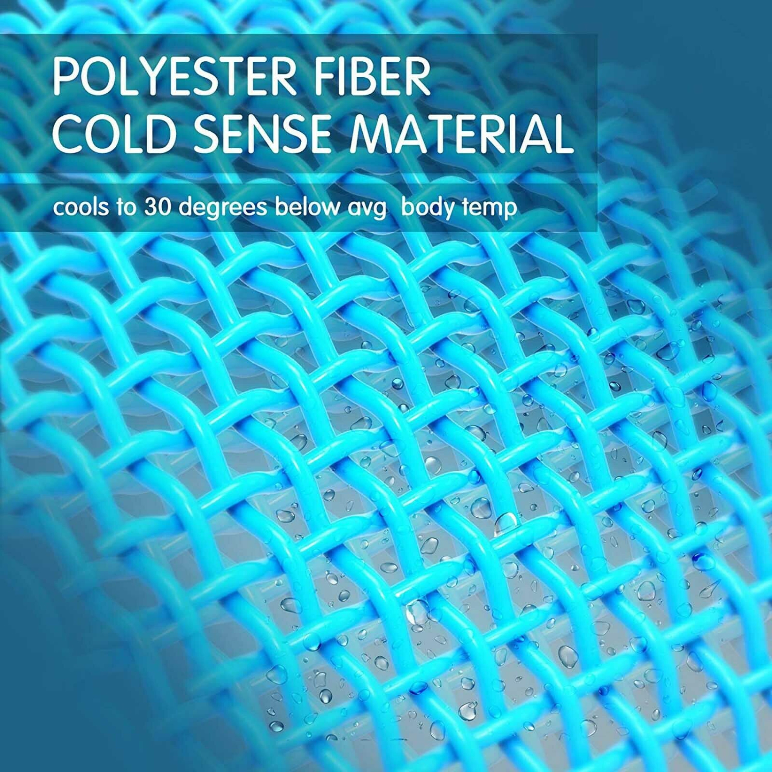 La serviette Ice Cold pour soulagement instantané de Quick Dry Fitness peut être utilisée comme serre-tête rafraîchissant pour le cou