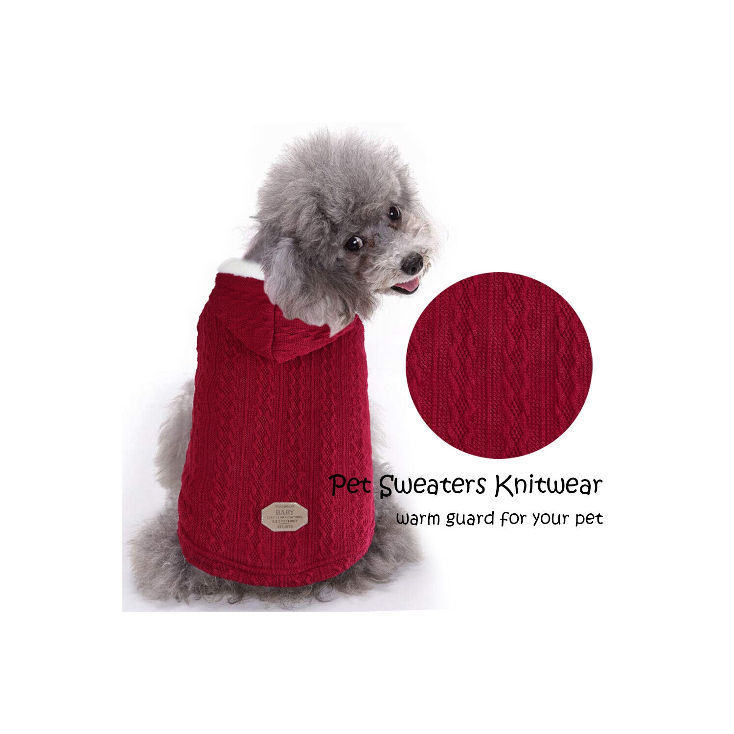 Veste super chaude pour animal de compagnie temps froid avec capuchon pour chats/petits chiens moyens