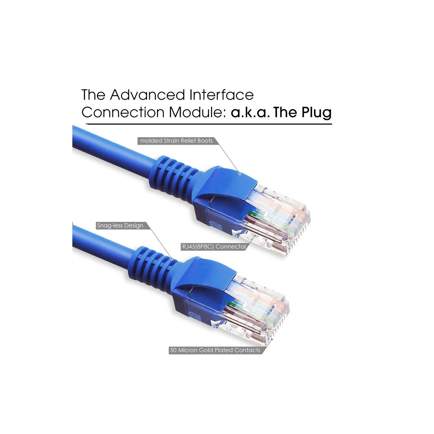 RJ45 Cat6 Network Cable Ethernet Lead 100% PURE COPPER