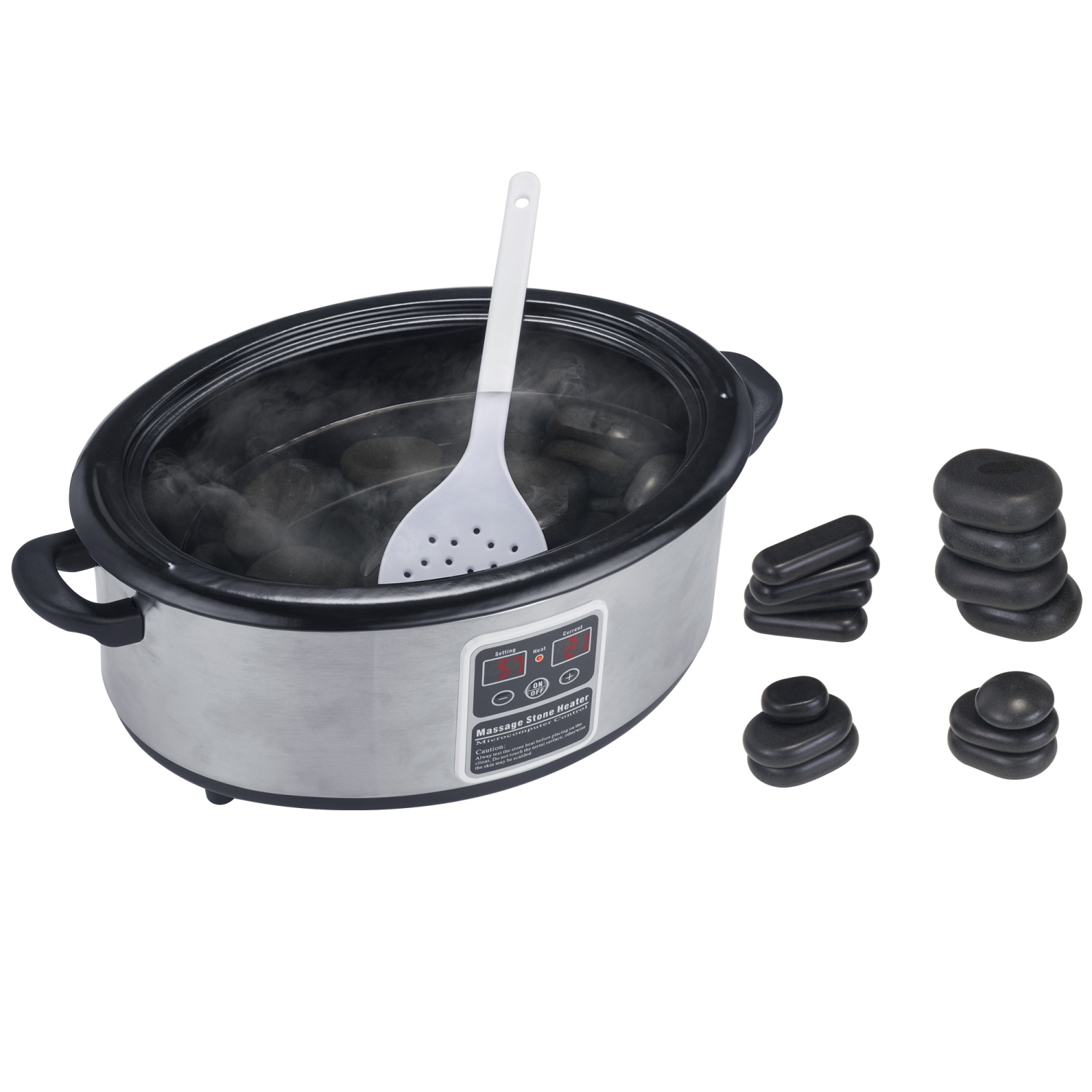 Appareil de chauffage chauffant avec pierre de massage de 6 pte de Master massage