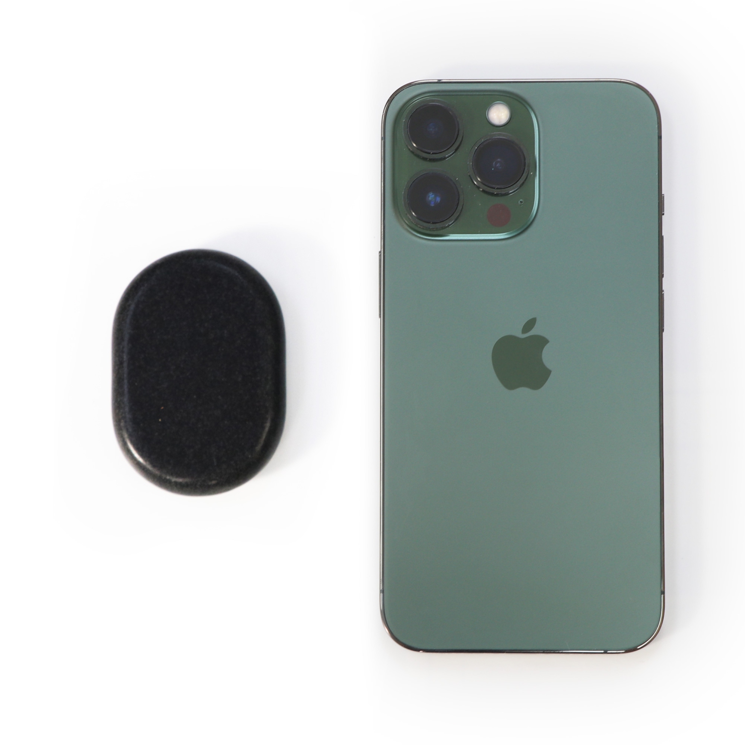 Ensemble de massage à pierre chaude Ovular noire de 12 pièces de Master Massage – Pierres ovales de taille moyenne 2,6 x 1,9 x 0,7&nbsp;po – Pierres