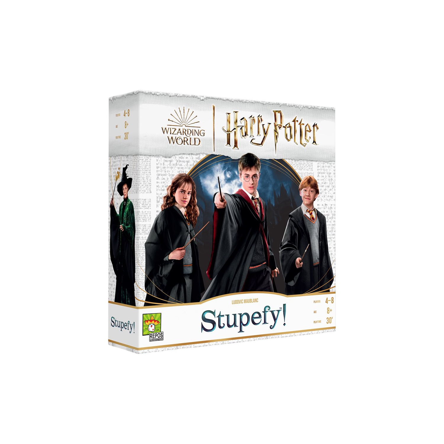 Repos Production Stupefy! 4-8 players, ages 8+, 30 minutes