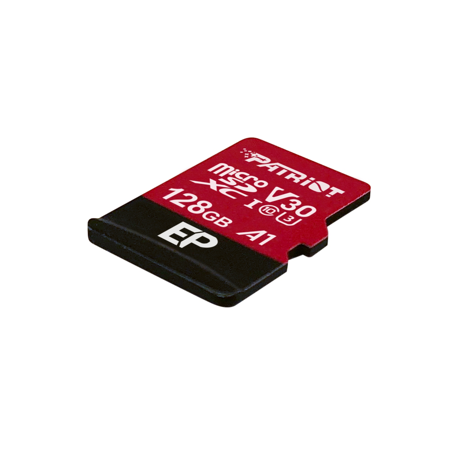 Patriot EP Series 128GB Micro SDXC V30 A1 UHS-I U3 4K UHD Memory Card - with SD Adapter - PEF128GEP31MCX