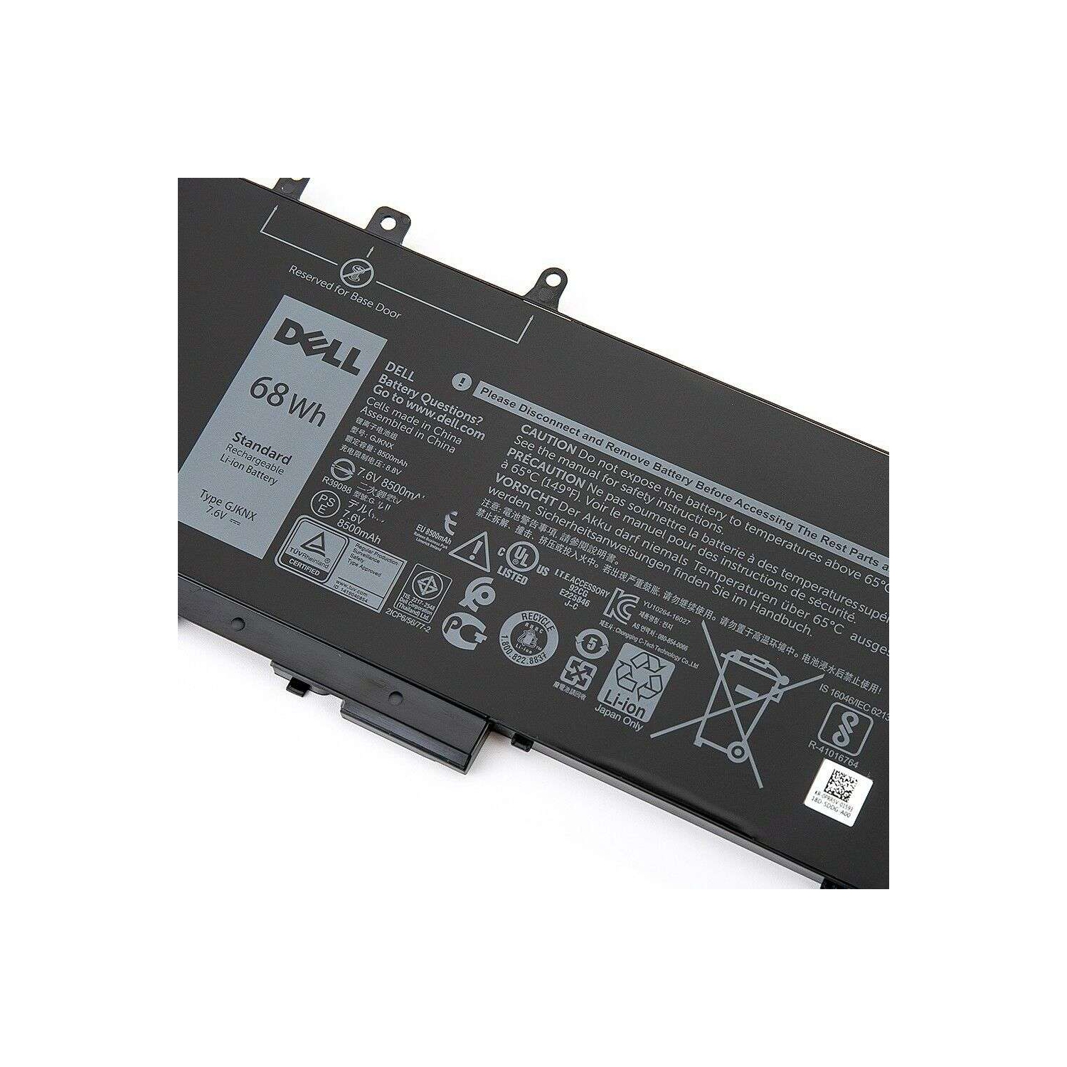 Genuine Dell Latitude 5480 5490 5580 5590 Replacement Battery - 68Wh Power