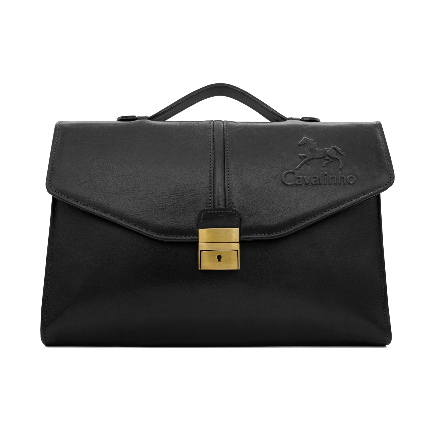 Cavalinho Classic Leather Briefcase - Black