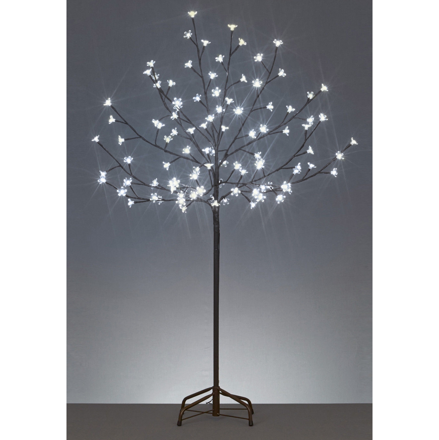 LED Lighted Cherry Blossom Artificial Flower Tree - 6' - Warm White