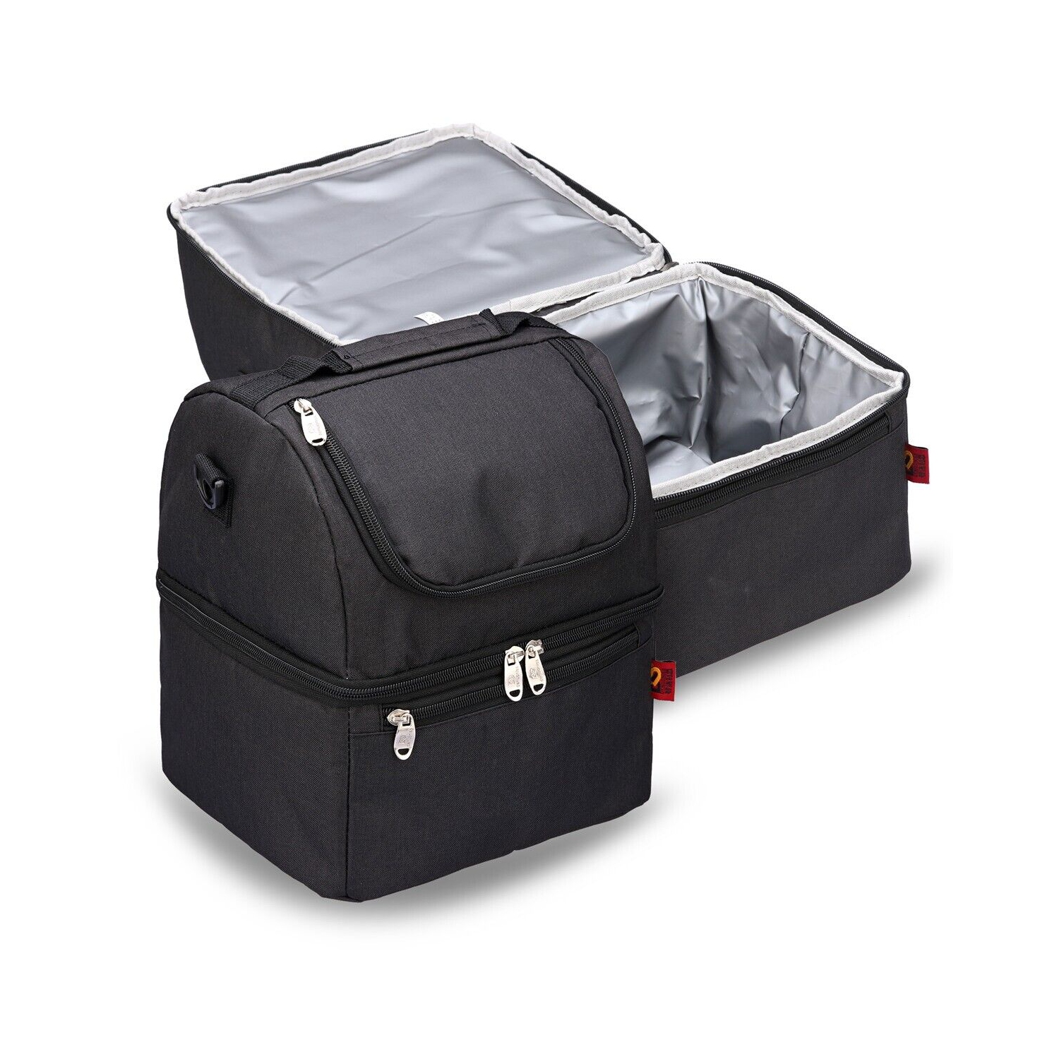 Leakproof Cooler Tote Bag Freezable Lunch Bag w/ Shoulder Strap for Women/Men