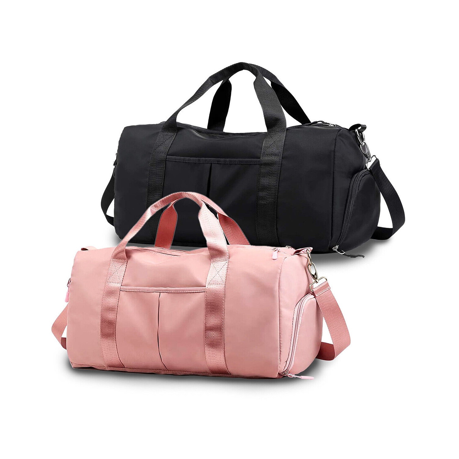Sac sport avec compartiment pour chaussures et poches humides pour hommes et femmes légers
