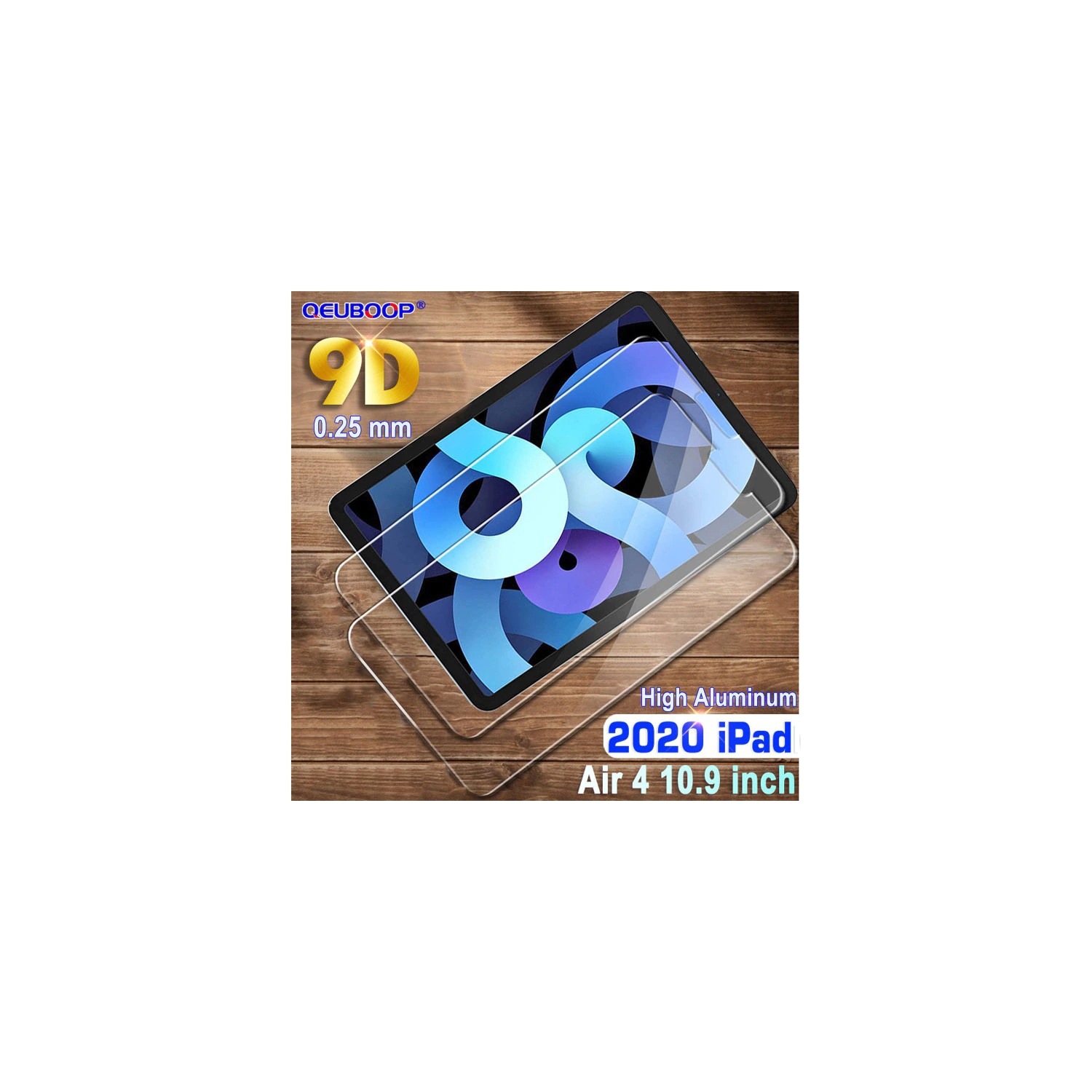 [SuperShield] Apple iPad Air 4 10,9&nbsp;po 2020 Air 4ᵉ Génération en verre trempé Protecteur d'écran LCD anti-rayures, film sans bulles