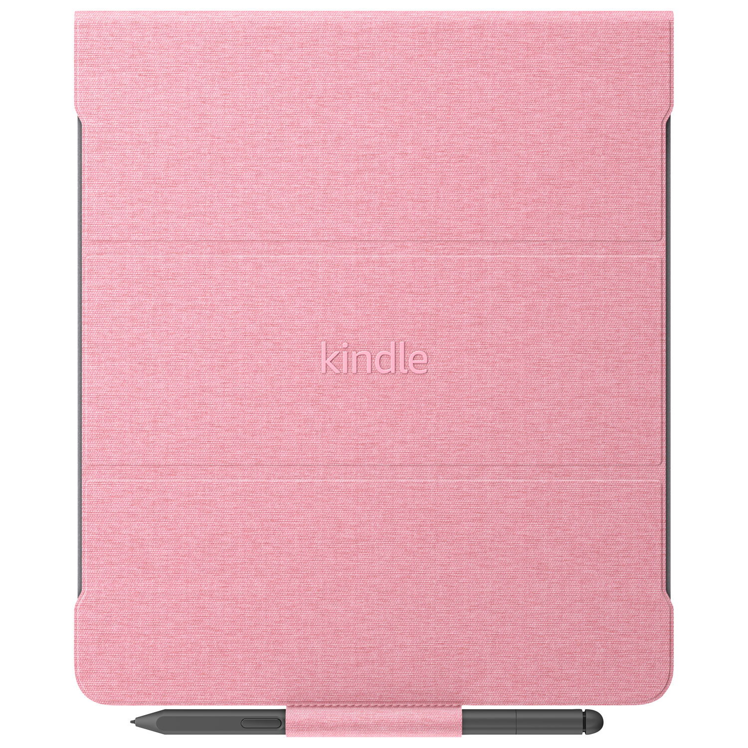 Amazon Kindle Scribe Fabric Folio Cover with Magnetic Attachment - Rose