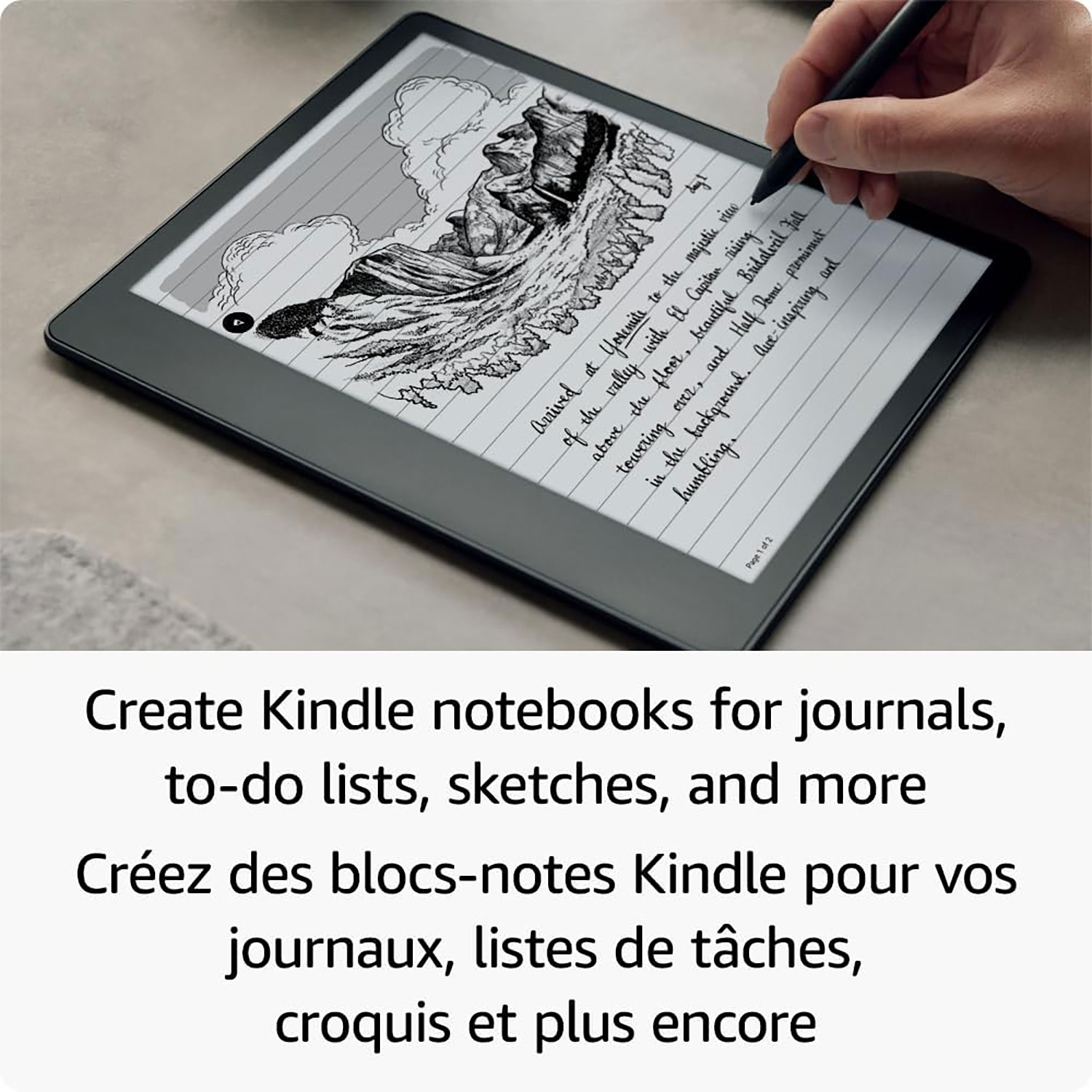 Kindle Scribe, la liseuse d' qui permet d'écrire et dessiner