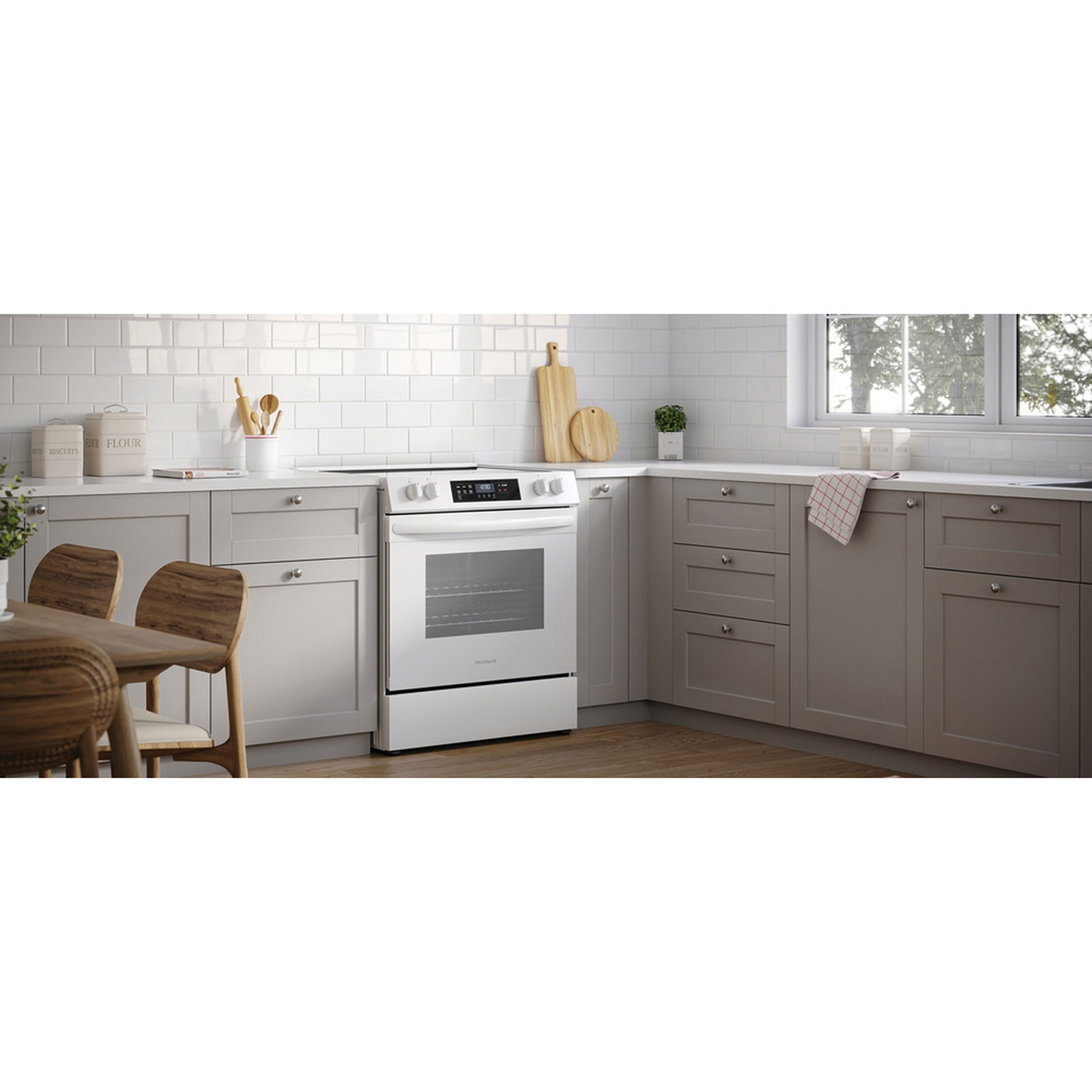 Cuisinière électrique autonome 5 éléments 5,3 pi³ 30 po de Frigidaire - Blanc