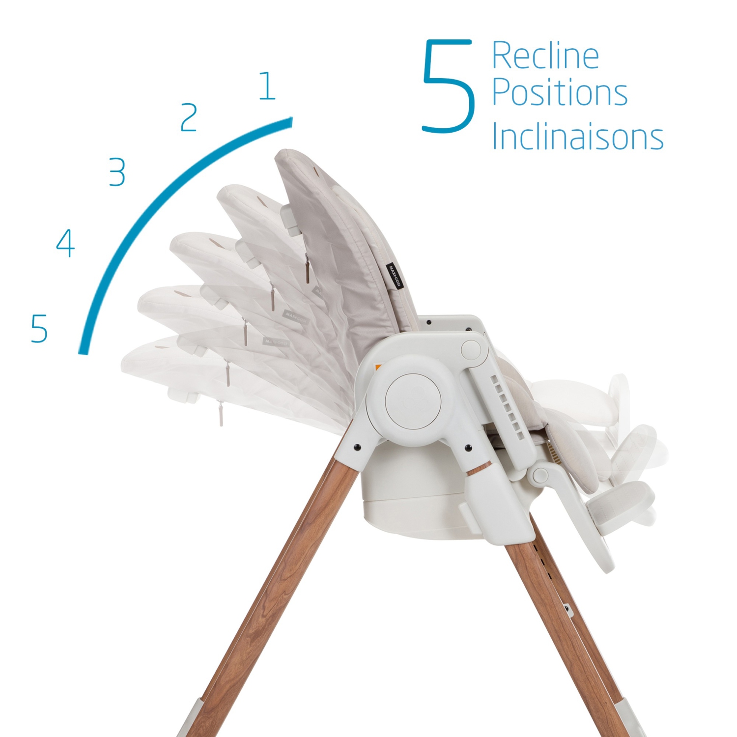 Chaise haute Minla de Maxi Cosi - Horizon de Sable