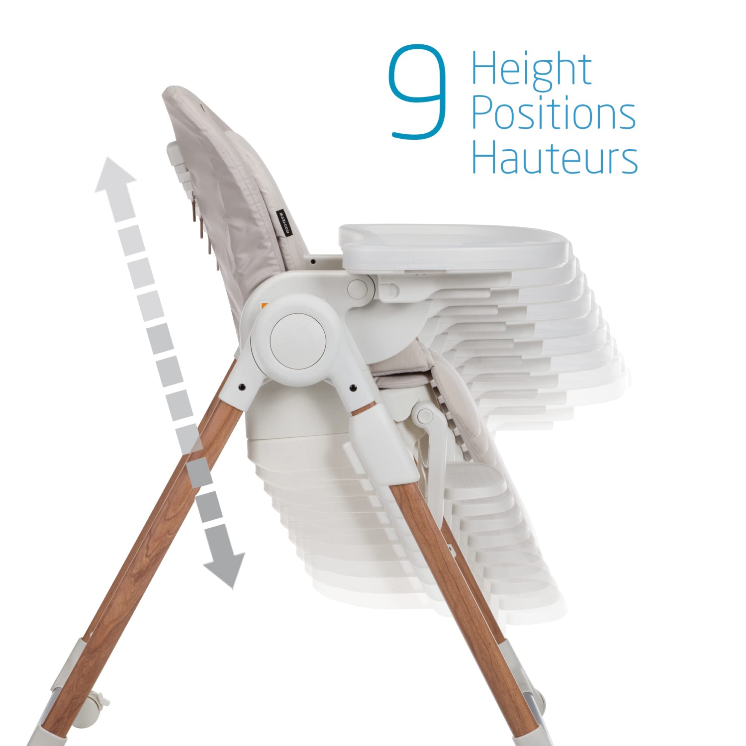 Chaise haute Minla de Maxi Cosi - Horizon de Sable