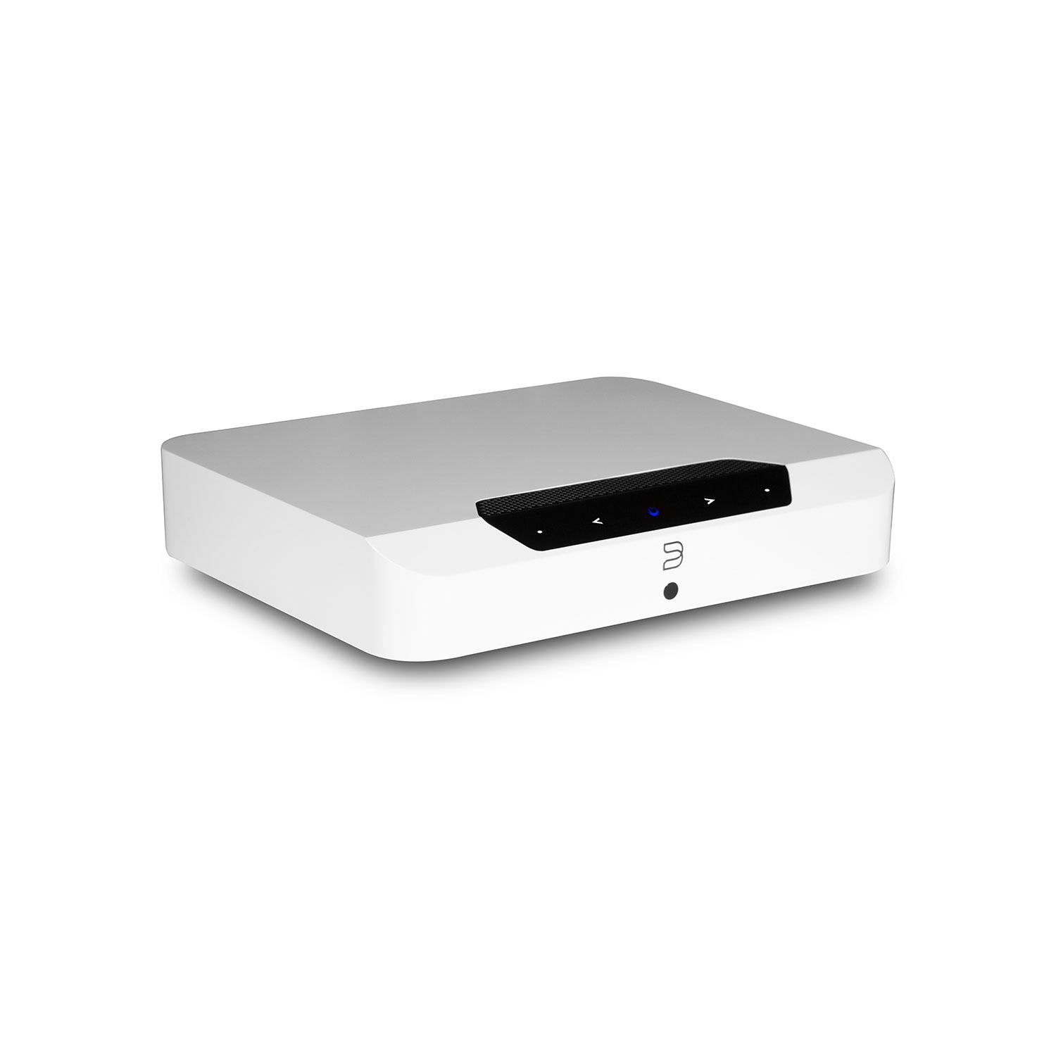 Bluesound POWERNODE EDGE Compact Wireless Multi-Room Hi-Res Music Streaming Amplifier - White, Compatible with Alexa and Siri