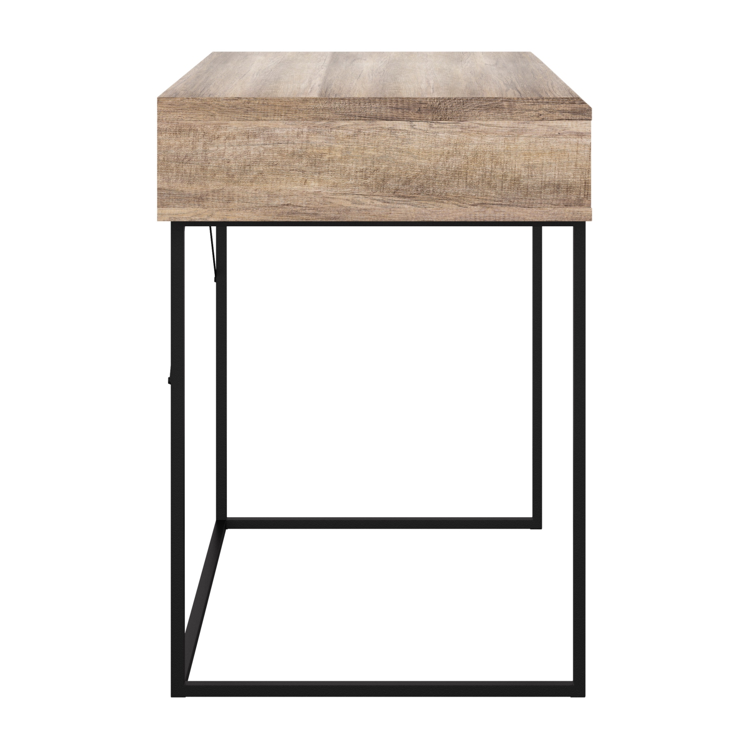 Bureau d'ordinateur Fort Worth finition effet bois marron