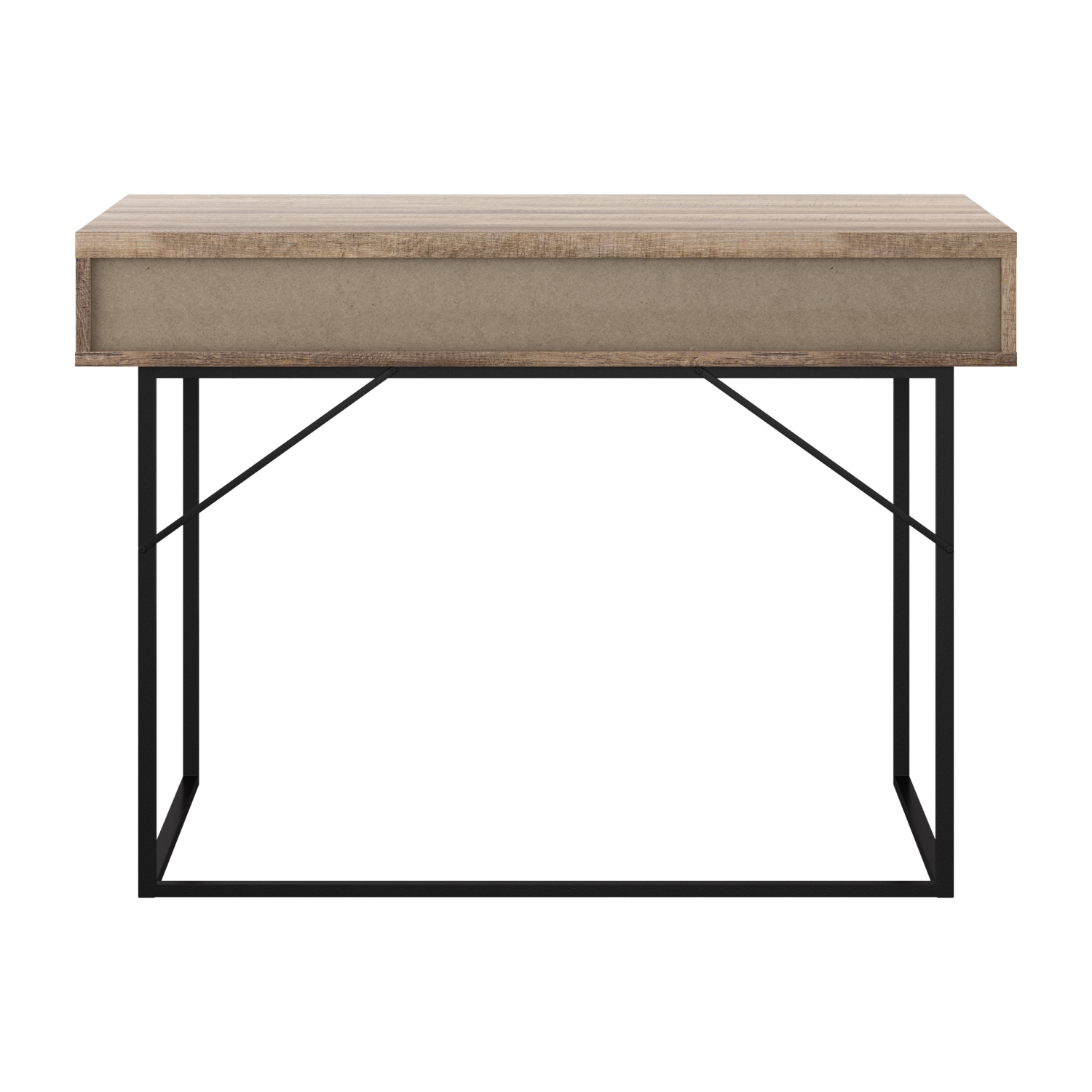 Bureau d'ordinateur Fort Worth finition effet bois marron