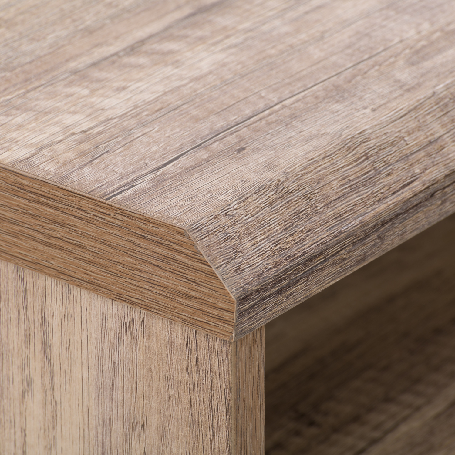 Bureau d'ordinateur Fort Worth finition effet bois marron