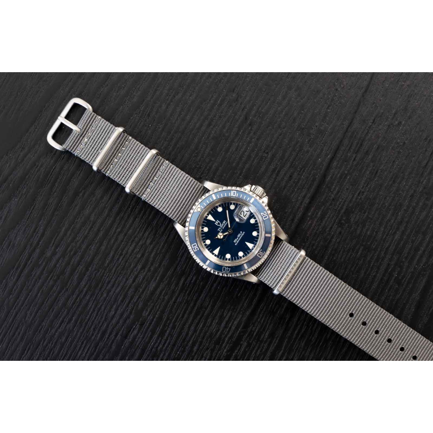 Band & Bezel Original NATO Watch Strap - 18mm - Stone Grey