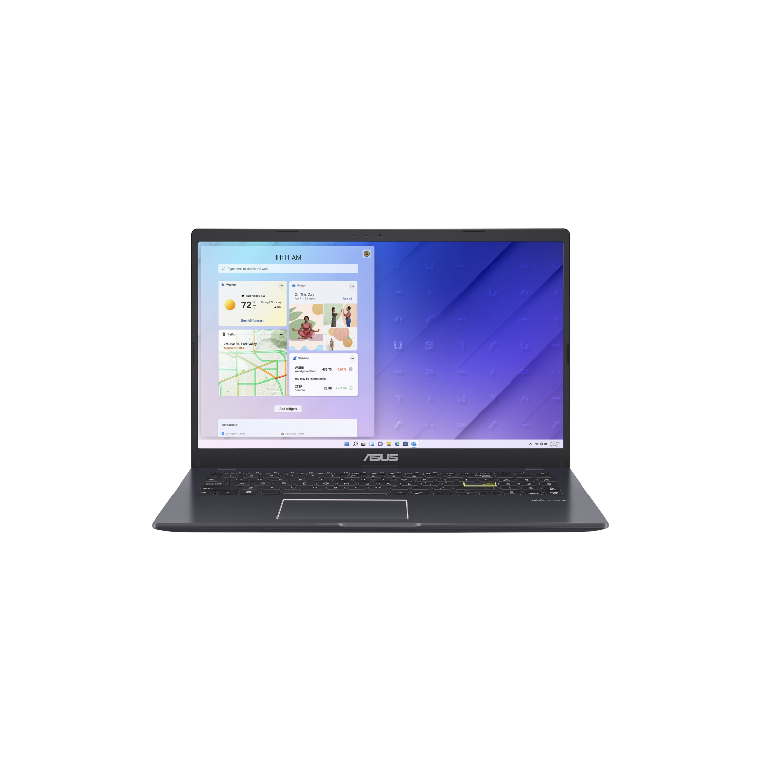 ASUS Vivobook Go 15 L510 Laptop, 15.6” HD Display, Intel Celeron N4020 Processor, 4GB RAM, 64GB Storage, Windows 11 Home, Star Black, L510MA-DS09-CA