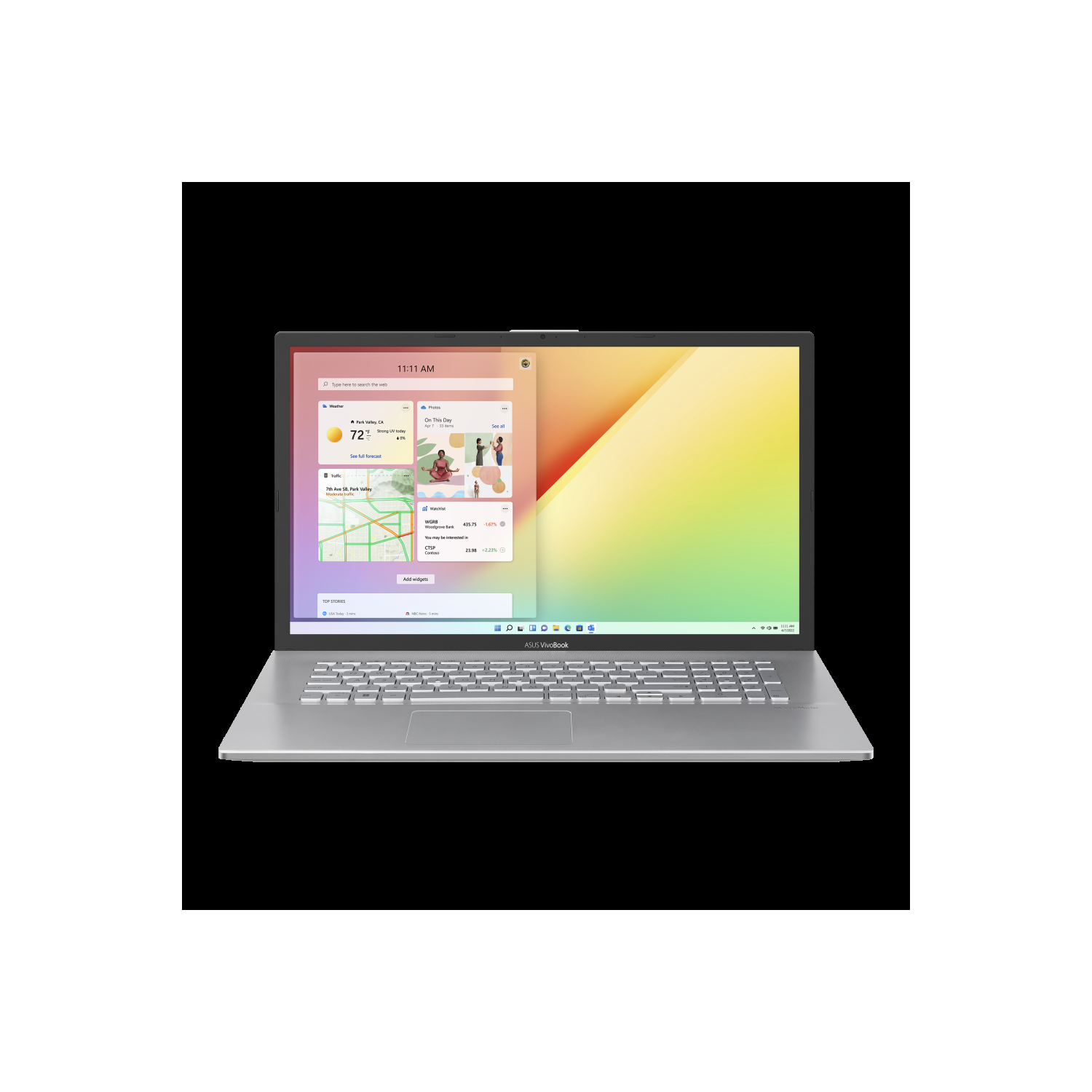ASUS VivoBook 17 M712 Thin and Light Laptop, 17.3” HD+, AMD Ryzen 5 5500U Processor, 8GB DDR4 RAM, 128GB SSD, Radeon Graphics, M712UA-DS59-CA