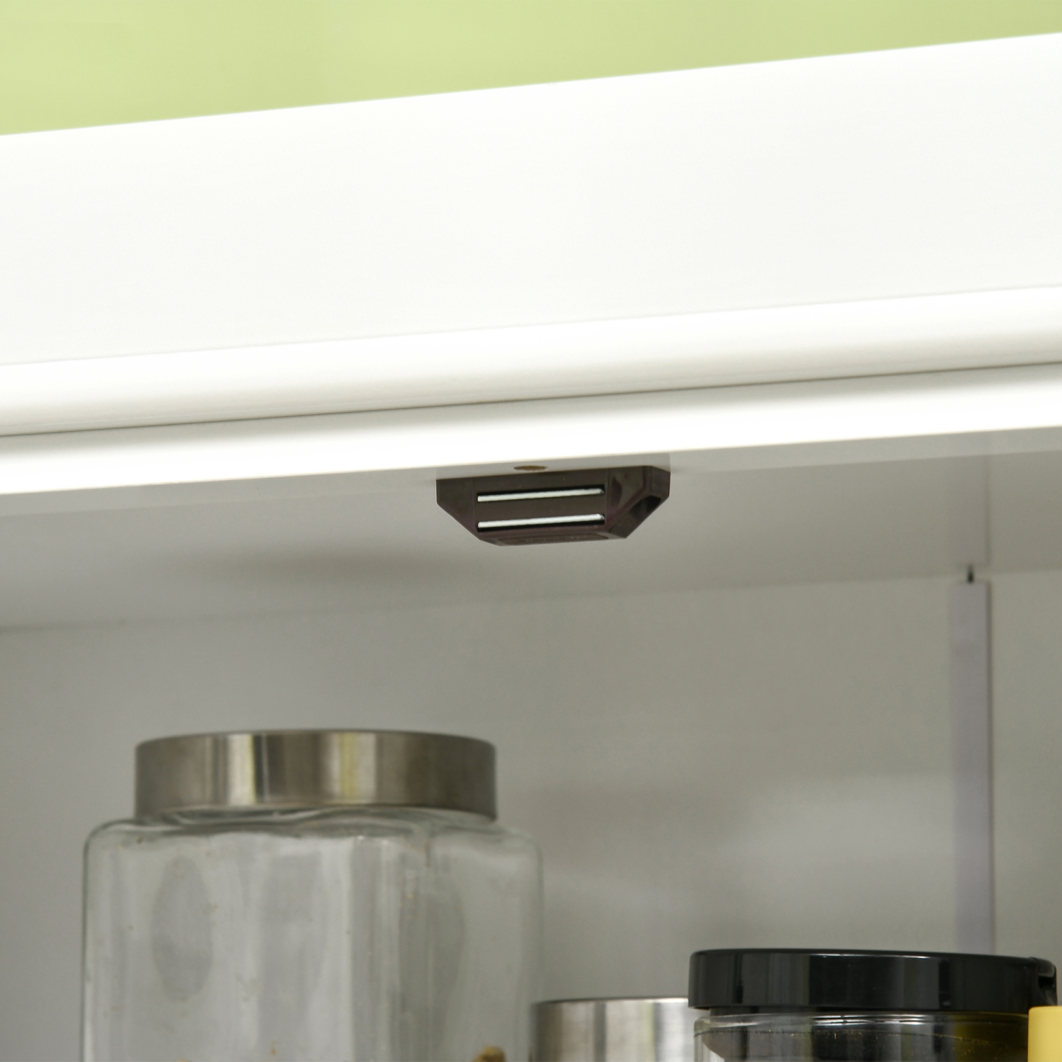 HOMCOM 72.5" Tall Kitchen Pantry Cabinet, Farmhouse Freestanding Kitchen Storage Cabinet with 4 Barn Doors, Drawer and Adjustable Shelves, White