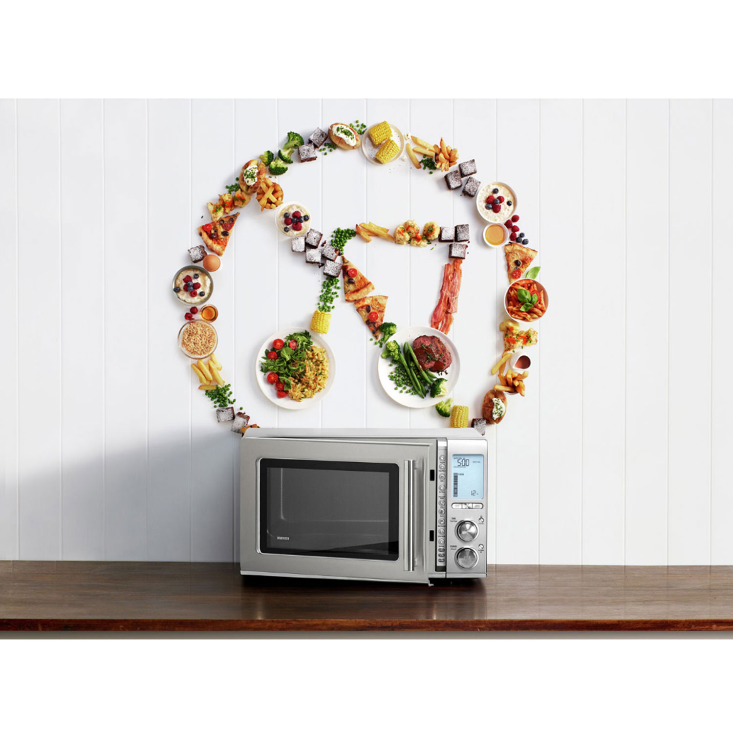 Refurbished - Breville Smooth Wave Soft Close 1.2 Cu. Ft. Microwave (RM-BMO850BSS1BCA1) - Brushed Stainless Steel - Remanufactured by Breville