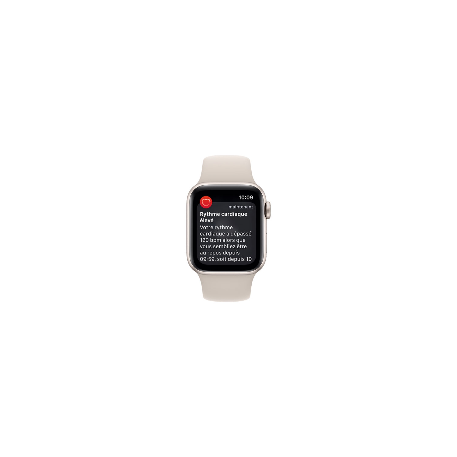 Refurbished - Apple Watch SE (GPS + Cellular) 40mm Starlight Aluminum Case with Starlight Sport Band (2022)