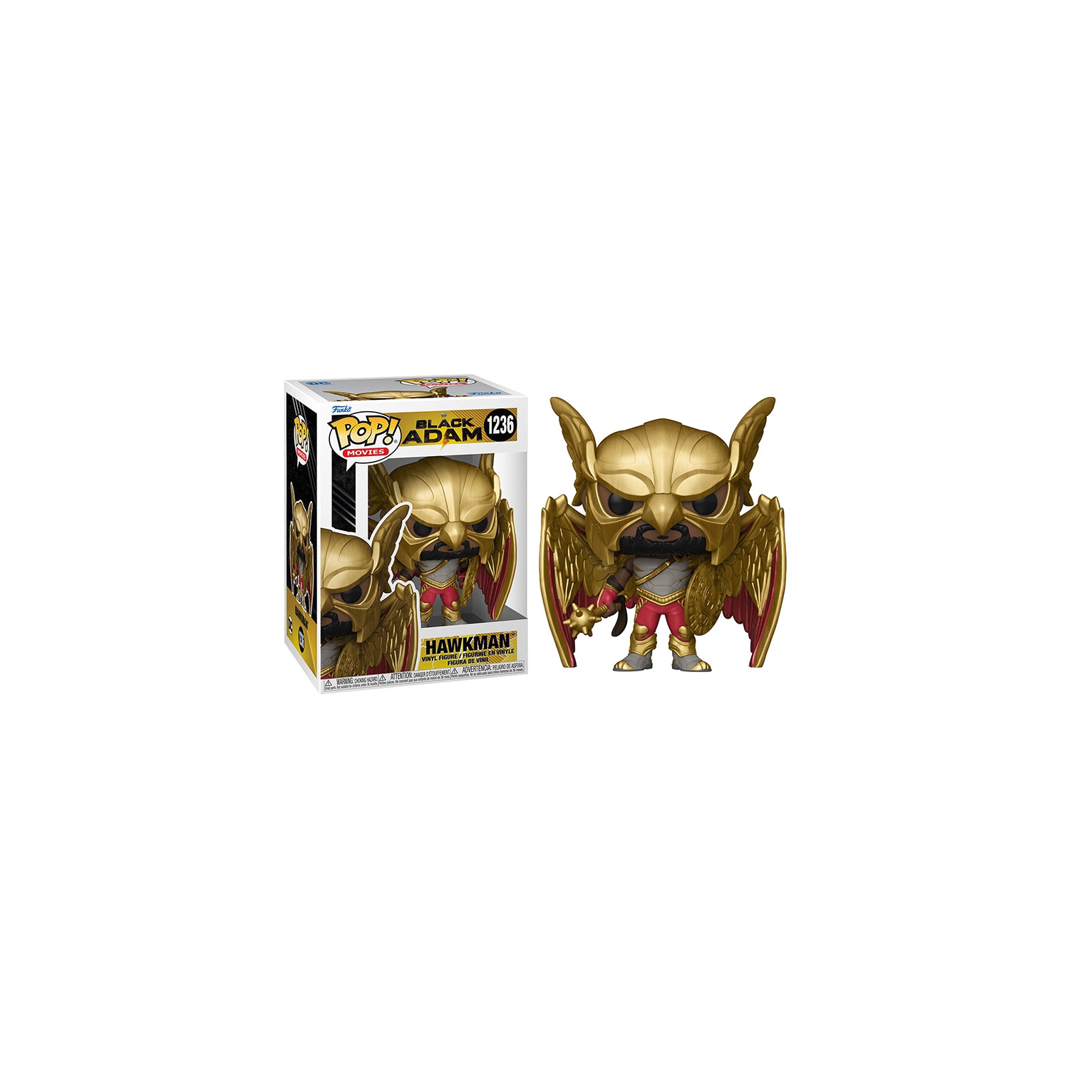 Funko Pop! Movies Black Adam Vinyl Figure Hawkman #1236