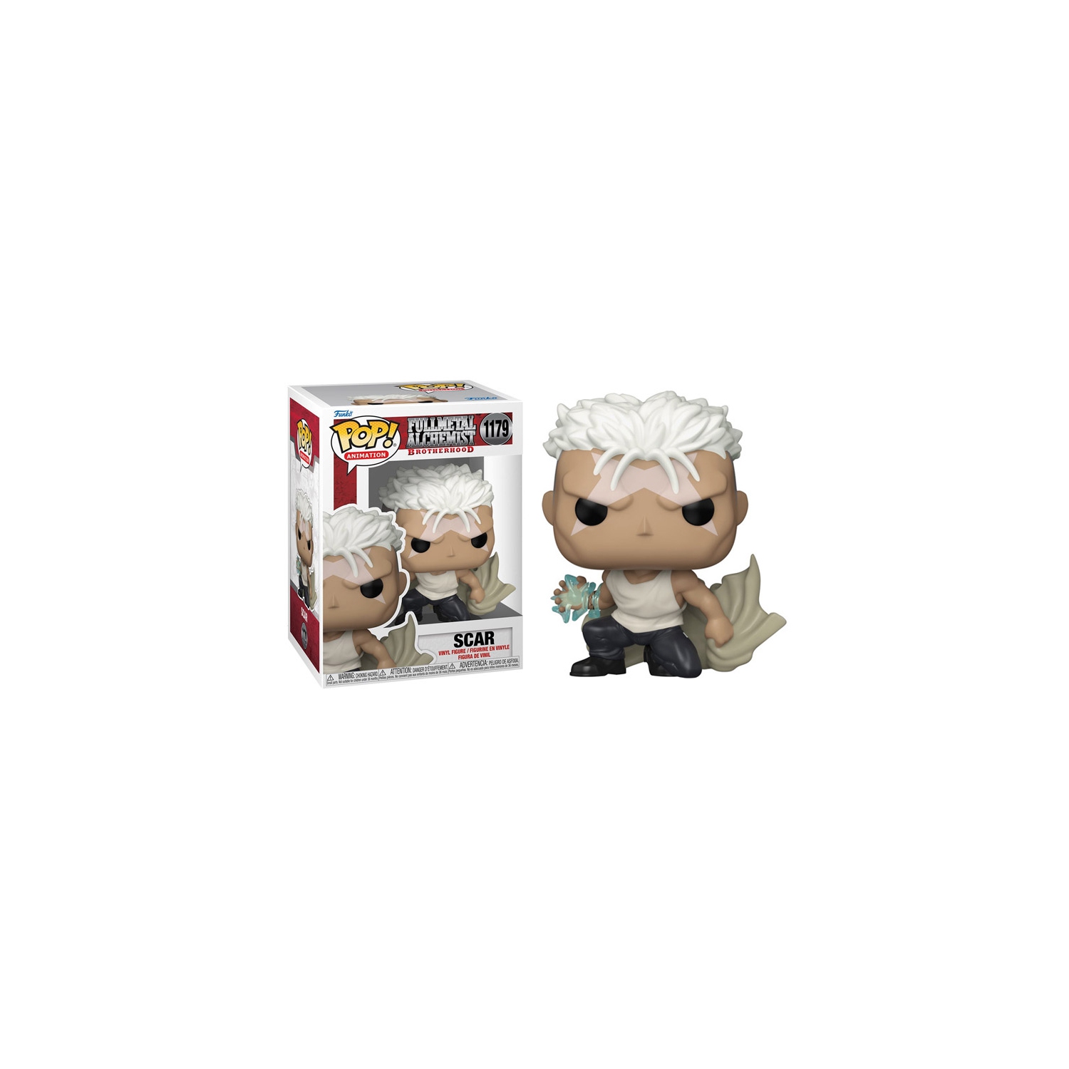 Figurine Pop! De Funko Animation Alchimiste Fullmetal : Figurine en vinyle Brotherhood SCAR no 1179