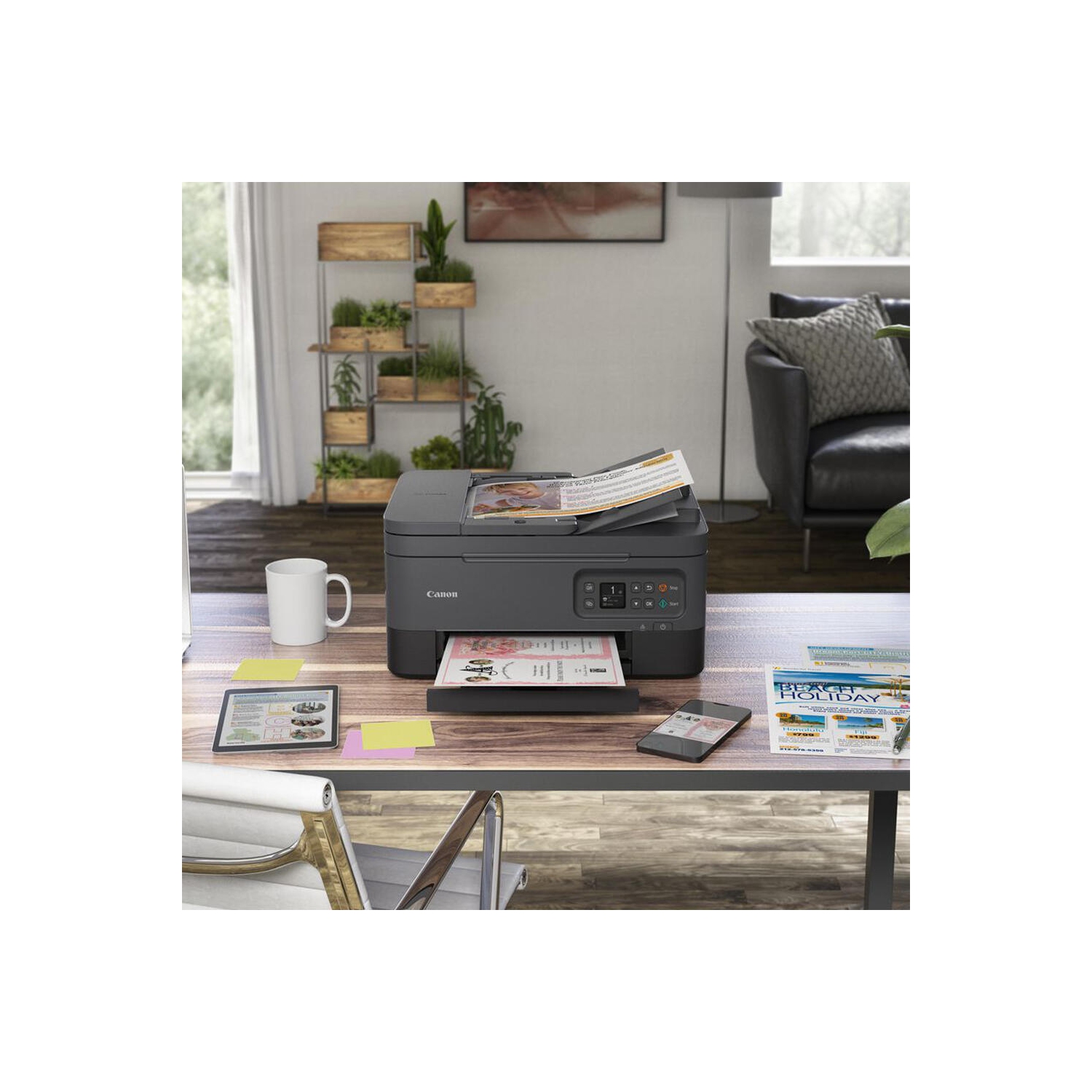 For Canon PIXMA TR7021 Compact Wireless All-In-One Color Inkjet Printer for Print, Copy, Scan