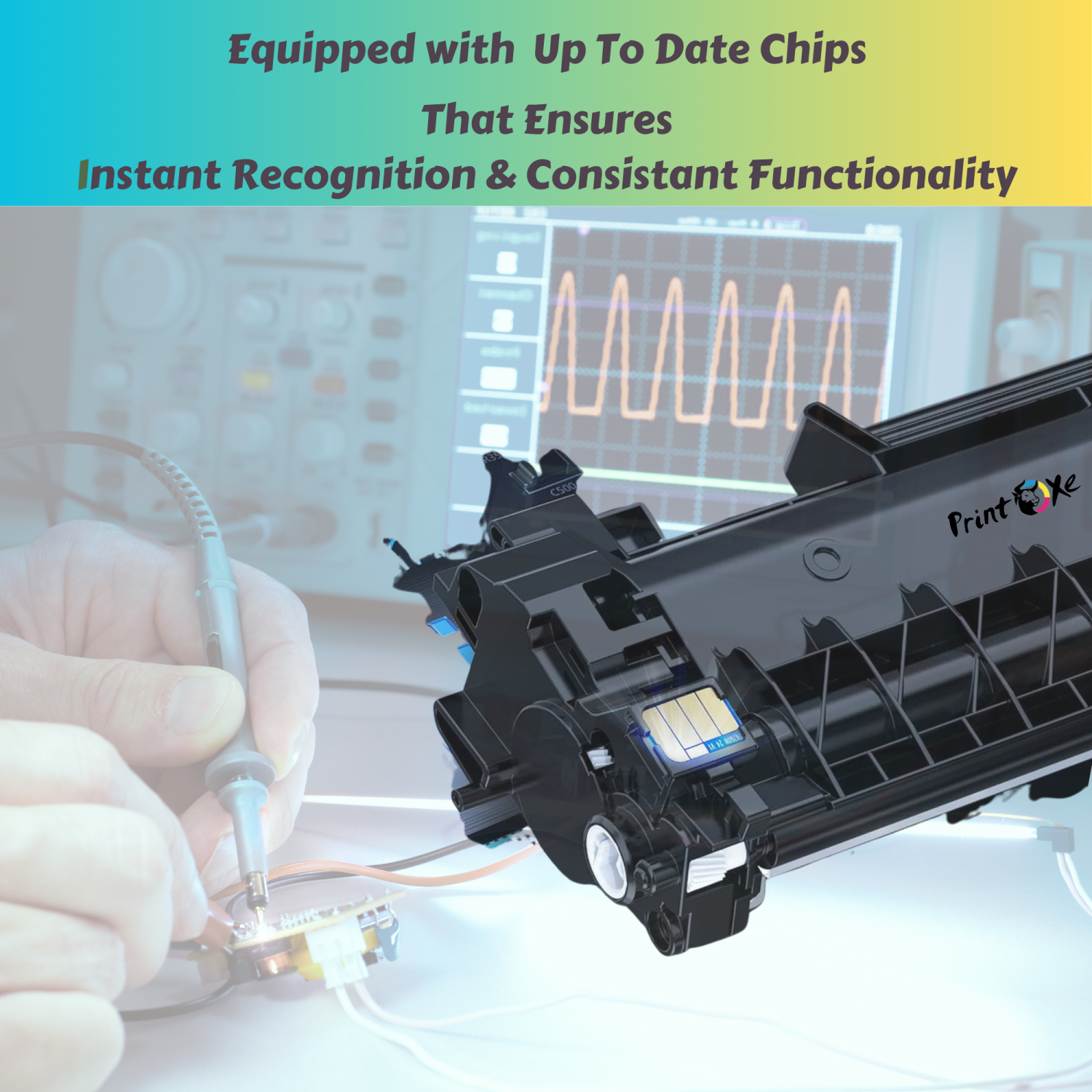 DR051 / CF232A Drum & 2 CRG-051H / CF230X Compatible with HP & Canon - Toners for LaserJet M203 MFP M227 Series & ImageClass MF263 MF264 MF267 MF267
