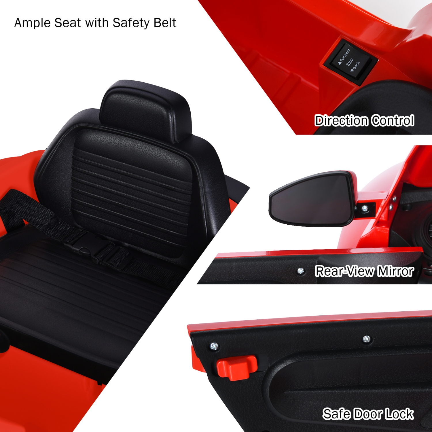 Topbuy 12 Toddler Ride On Car Volkswagen Beetle Kids Electric Toy w/Remote Control White/Pink/Red