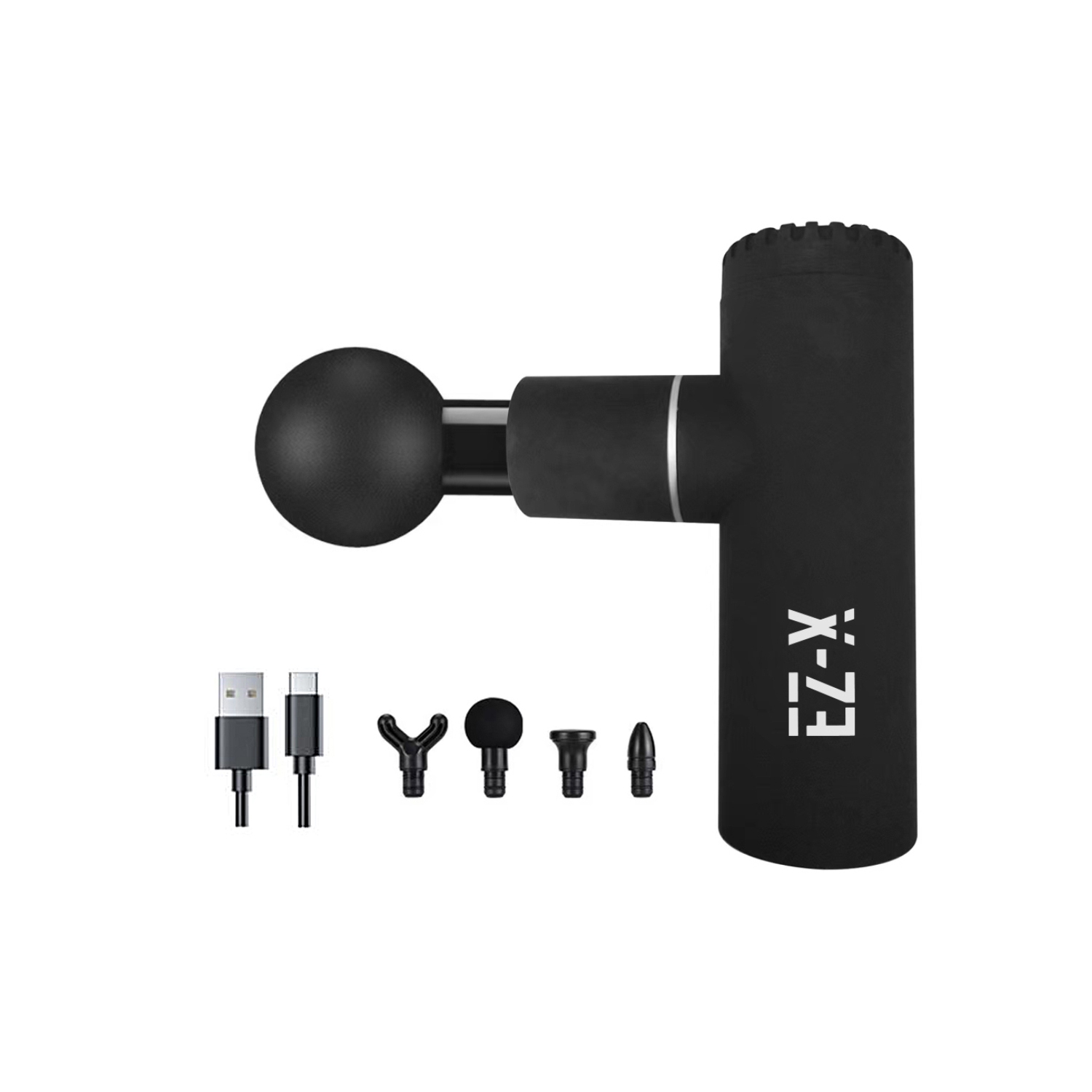 EZ-X Mini Premium Percussion Massage Gun -Pocket size -Extra Power -Extra Quiet -Lightweight [with Carrying Case]