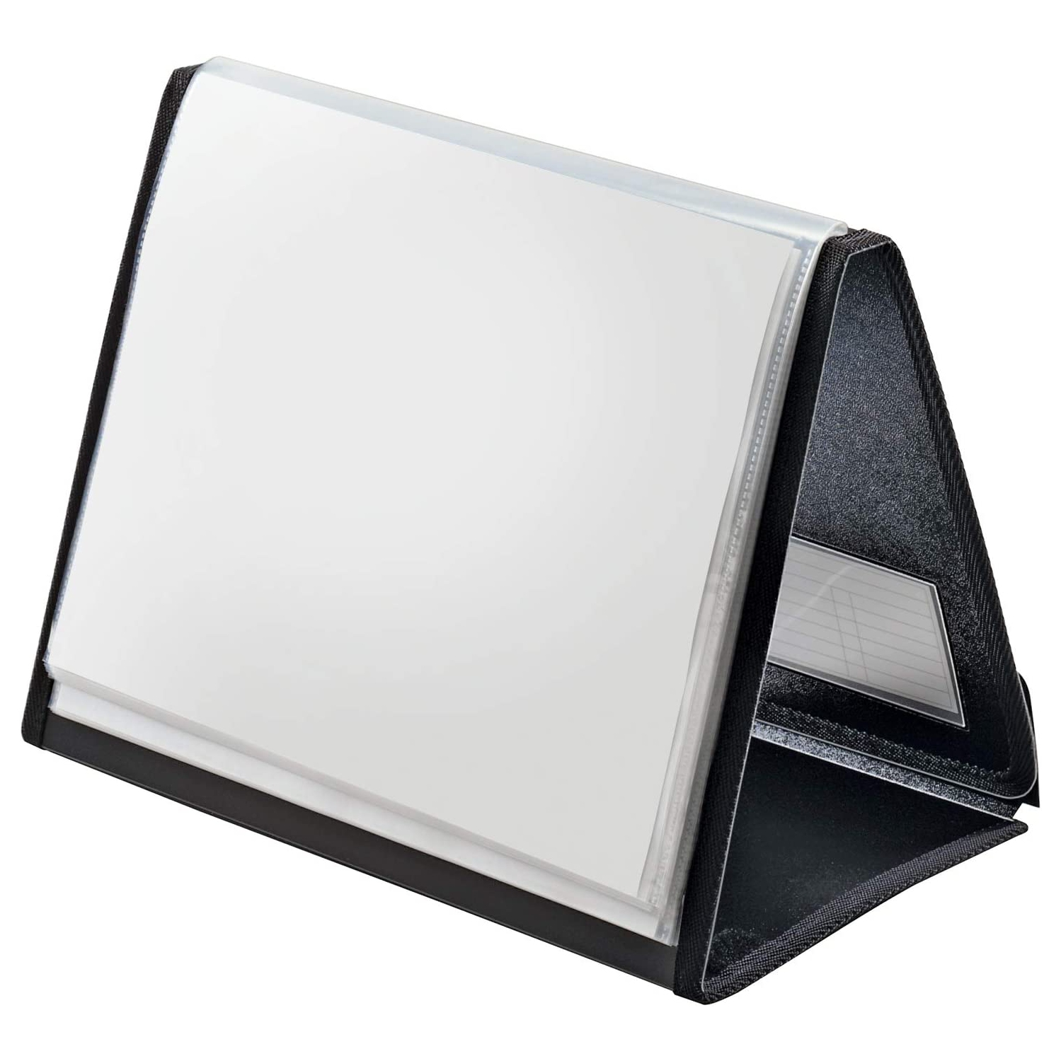 By TOPS Products – Livre de présentation horizontal pour chevalet, format de feuille de 8.5 x 11 po, capacité de 40 pages, noir